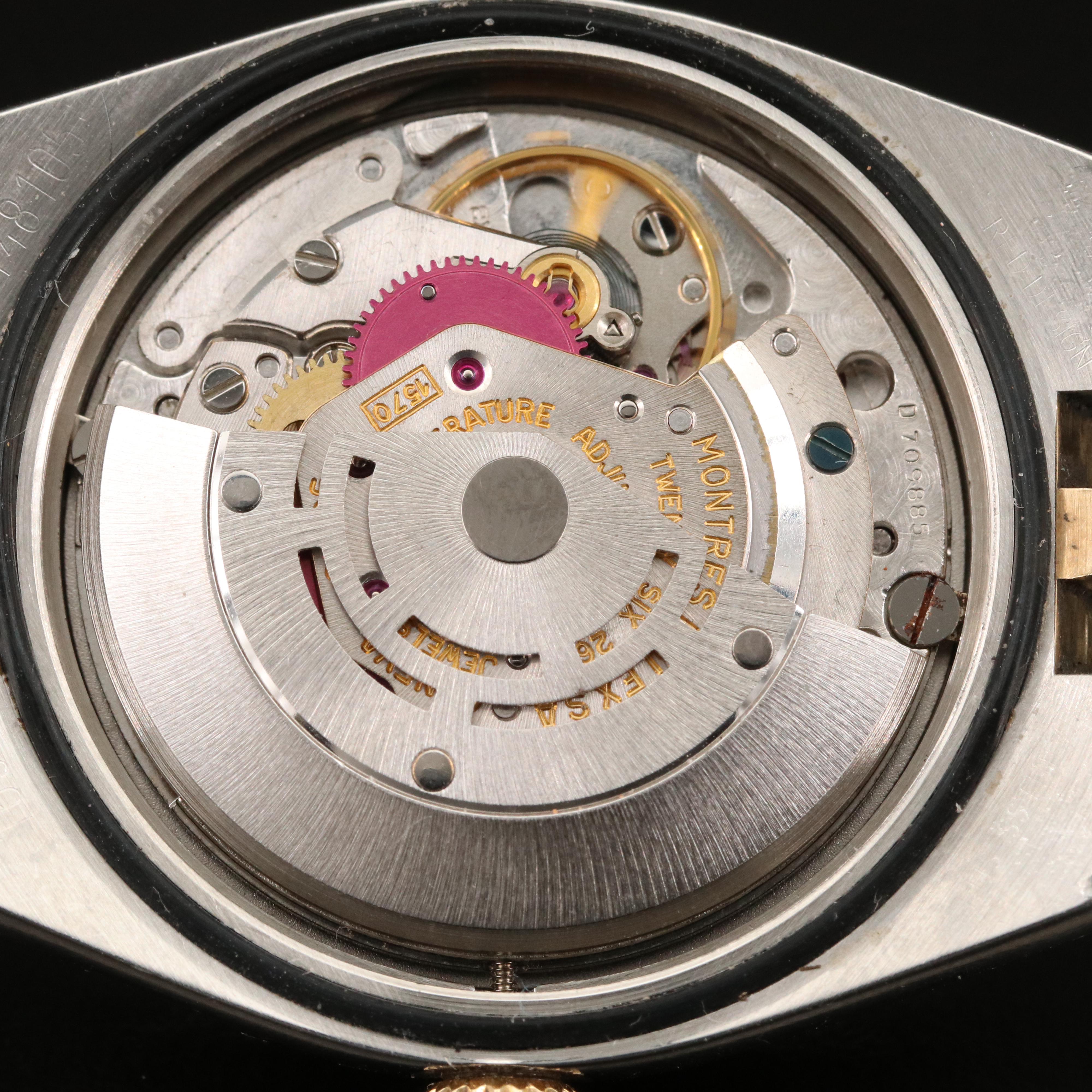 1974 Rolex Oyster Perpetual Datejust 14K and Stainless Steel Watch