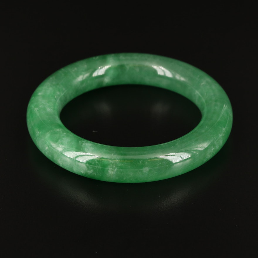 Jadeite Hololith Bangle