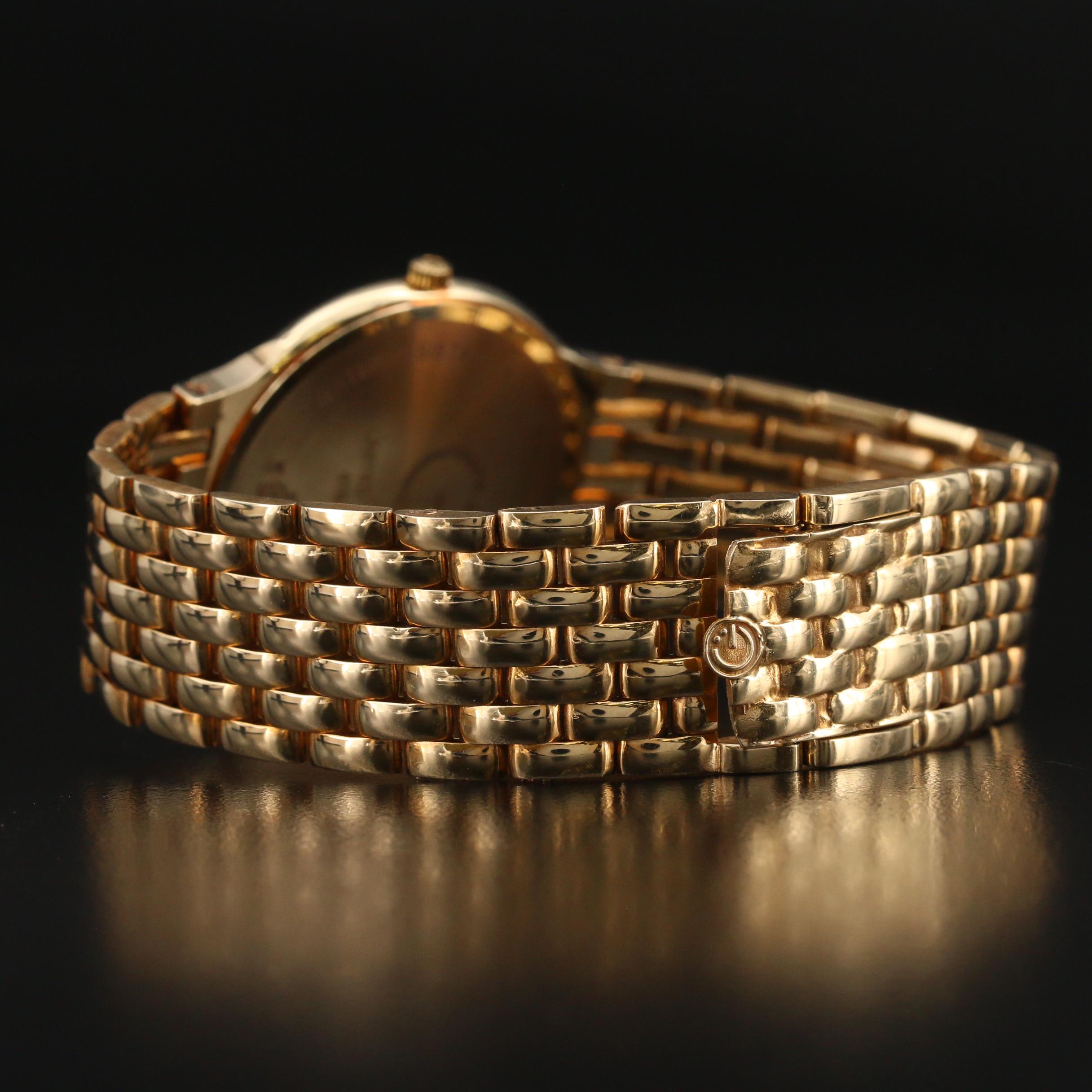 Gevril Limited Edition 14K Yellow Gold Quartz Watch