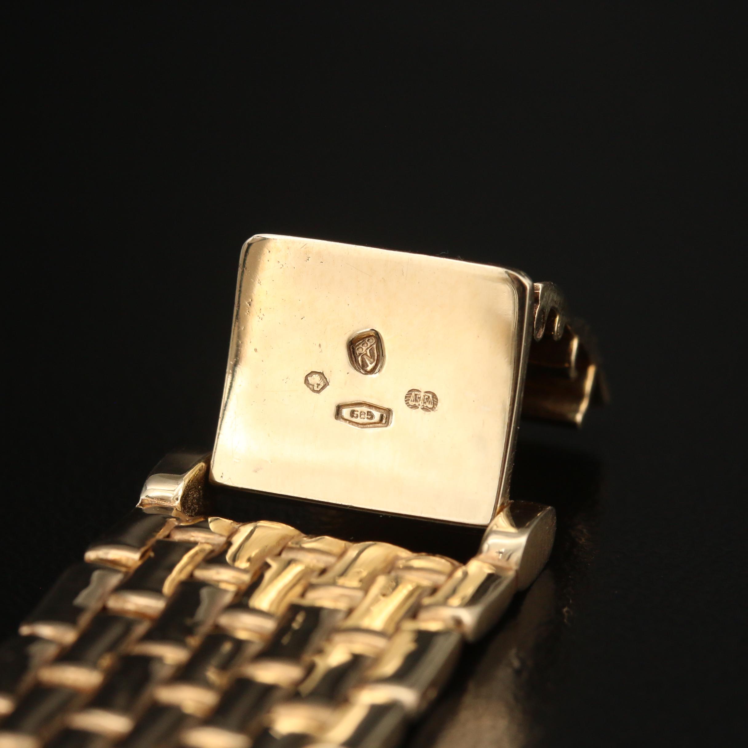 Gevril Limited Edition 14K Yellow Gold Quartz Watch