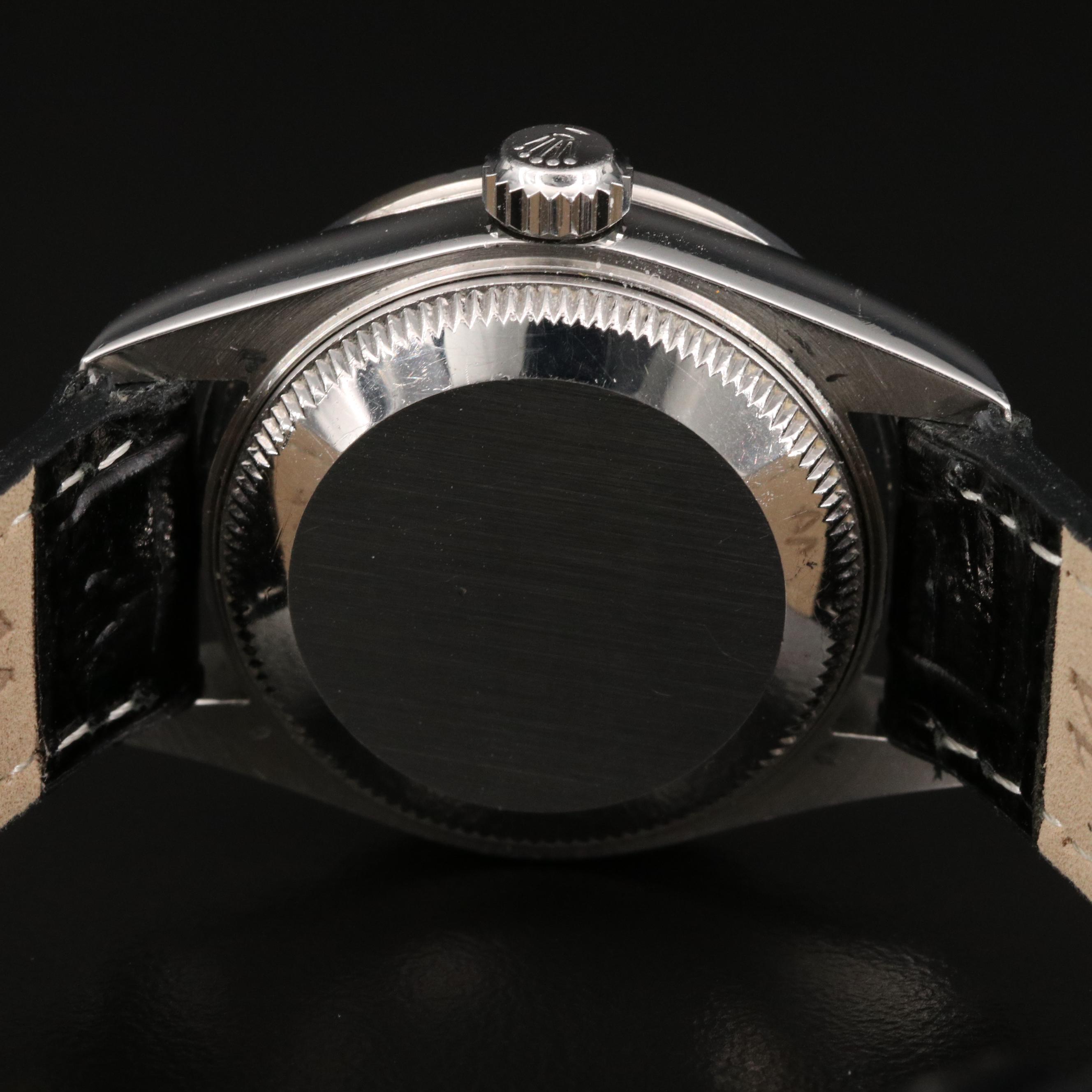 2005 Rolex Datejust 18K White Gold and Stainless Steel Diamond Watch