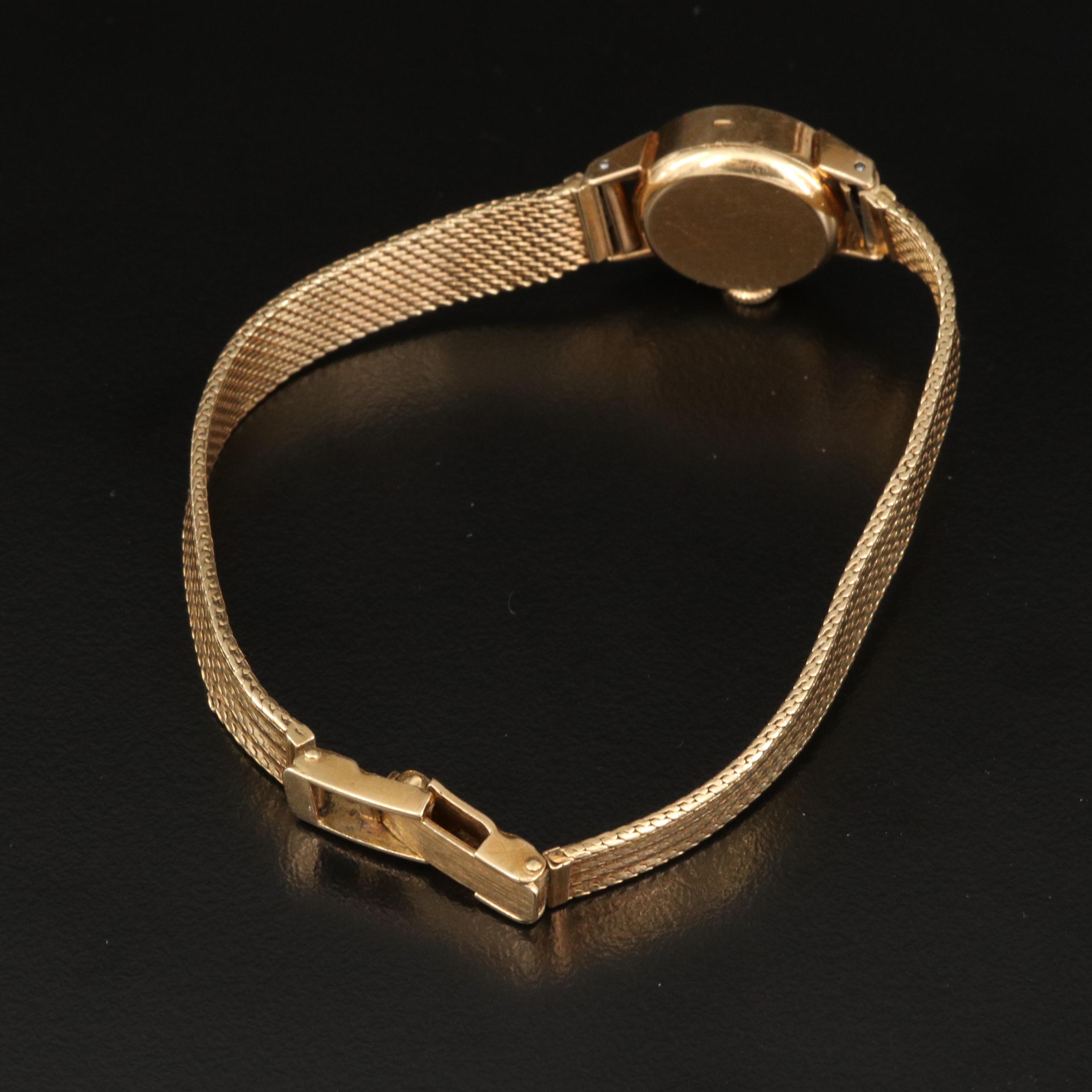 1972 Rolex Precision 2604 18K Yellow Gold Watch