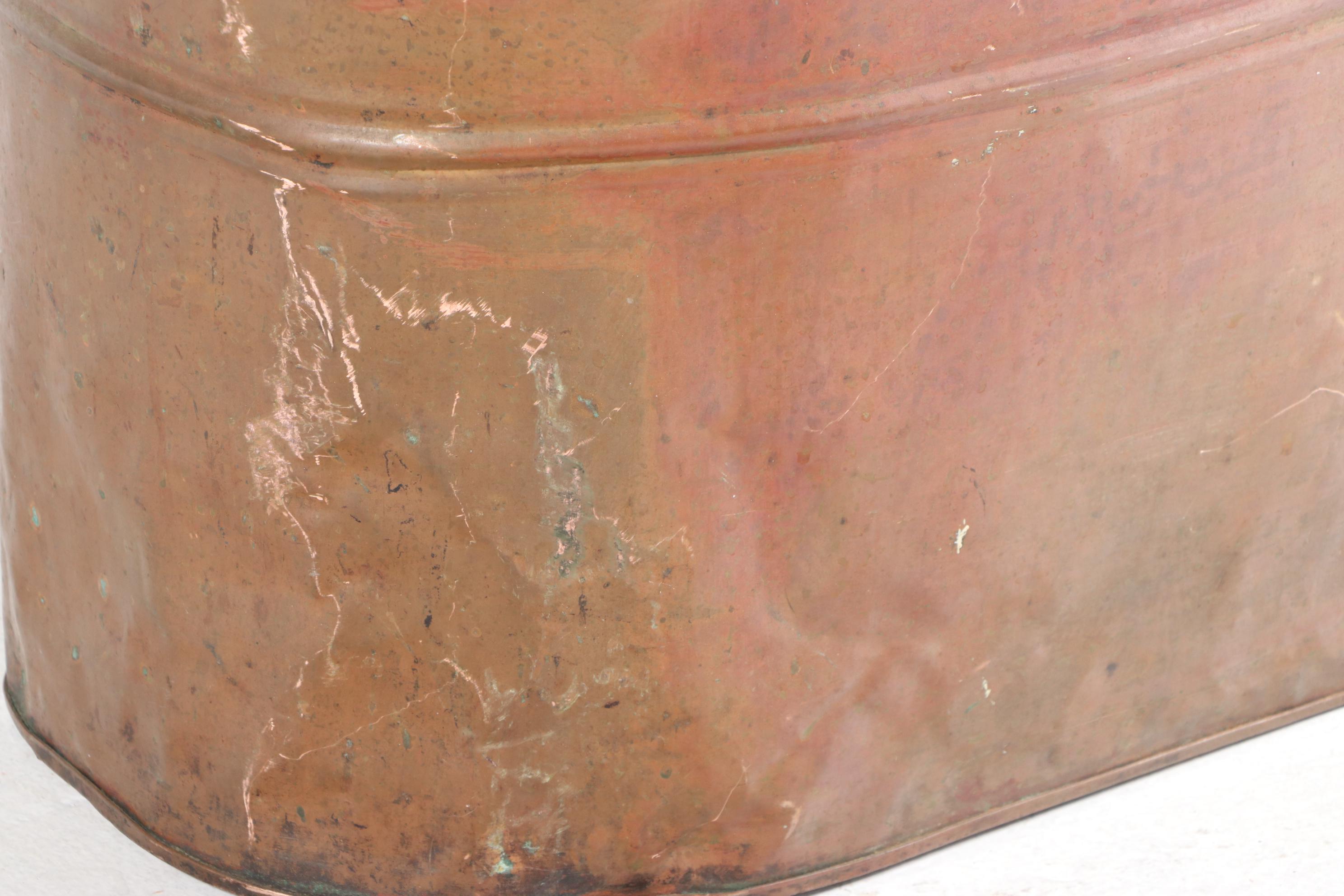 Copper-Plated Wash Boiler, Late 19th/Early 20th Century