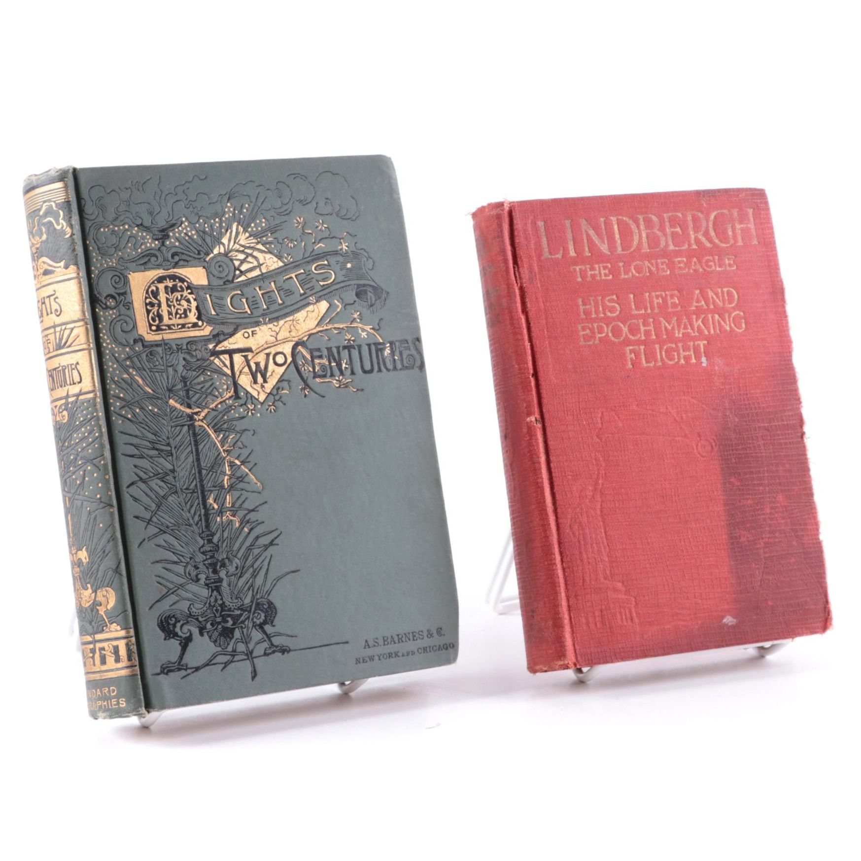 First Edition "Lindbergh: The Lone Eagle" and More, Late 19th/Early 20th Century