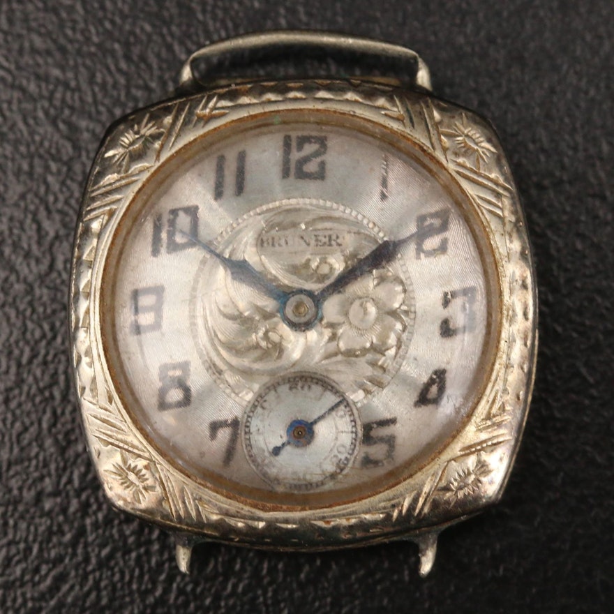 14K Bruner Wristwatch for Scrap Value