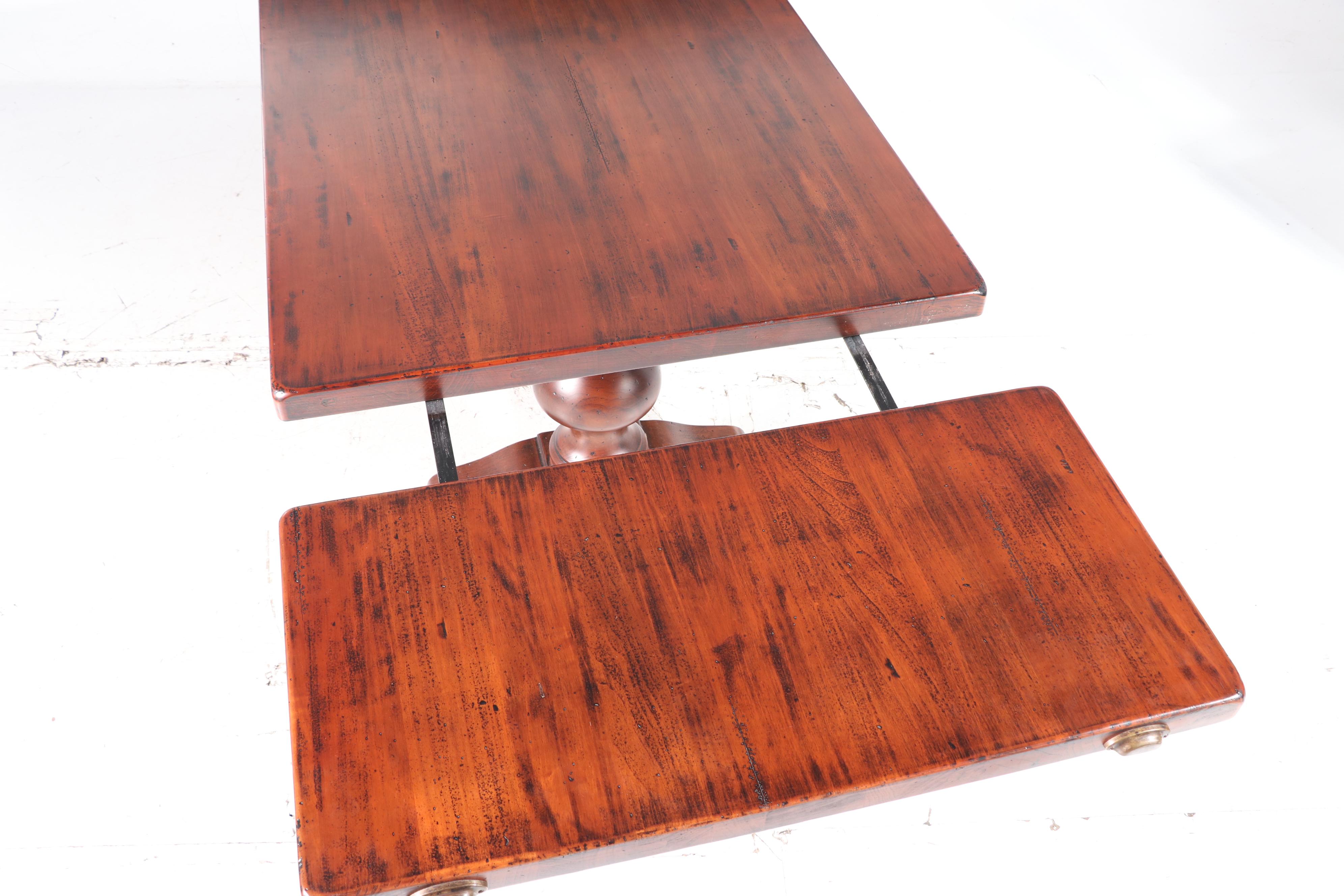 Arhaus Tuscany Extension Dining Table with Pottery Barn Dining Chairs