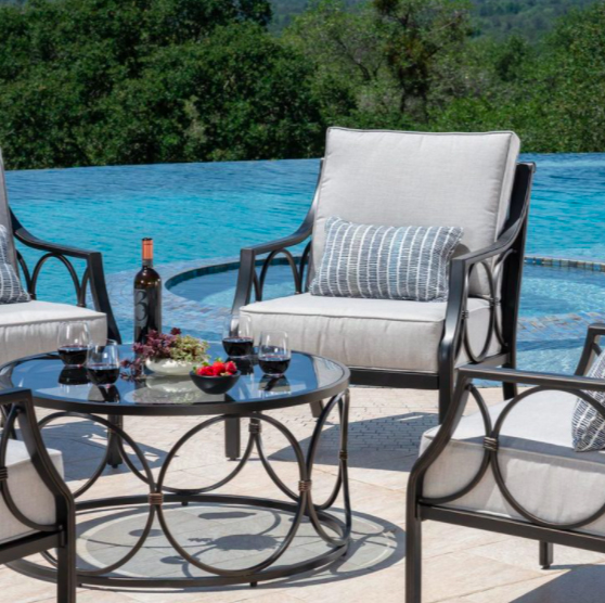 Foremost "Keller" Five-Piece Patio Chat Seating Set