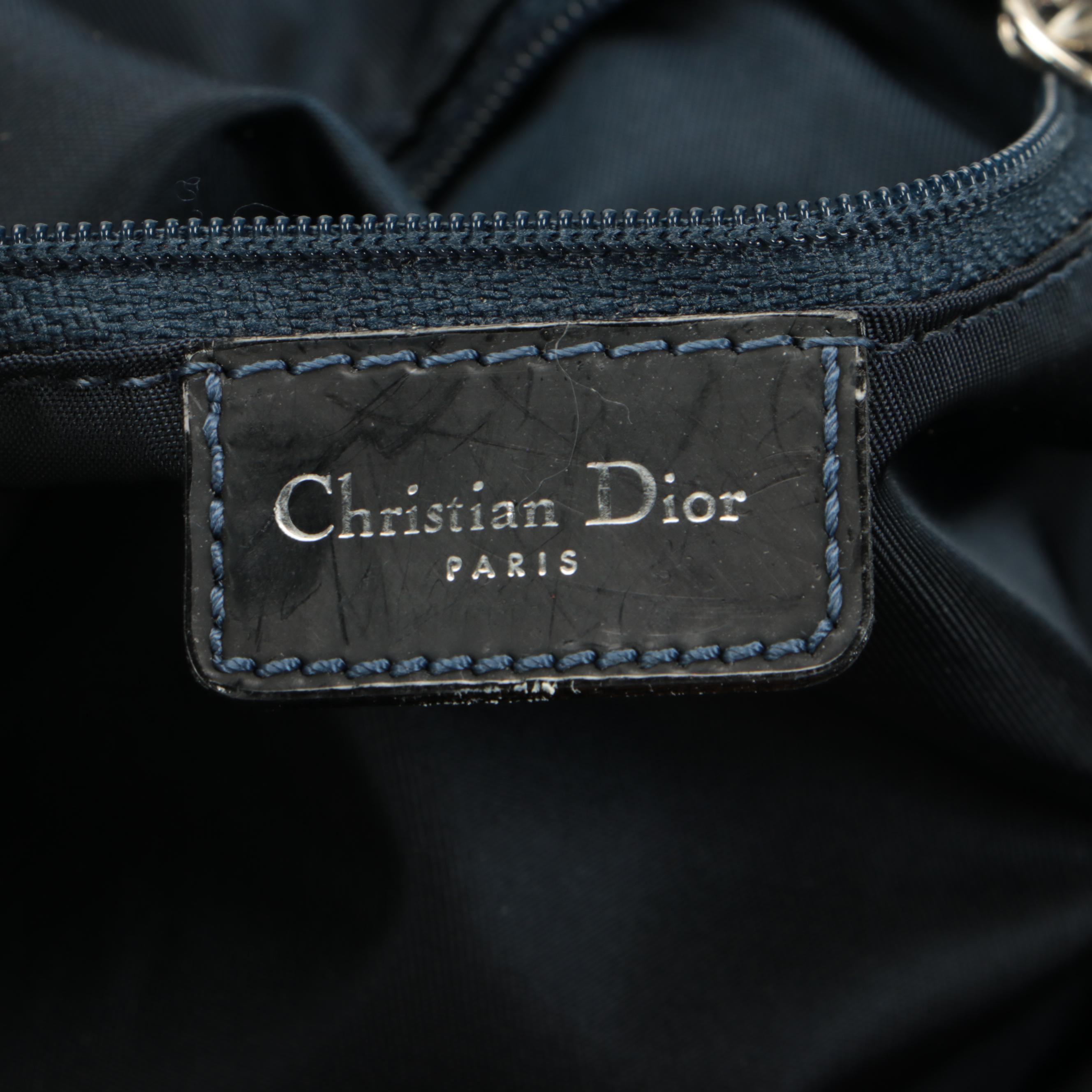 Christian Dior Miss Diorella Mini Double Saddle Bowler Bag