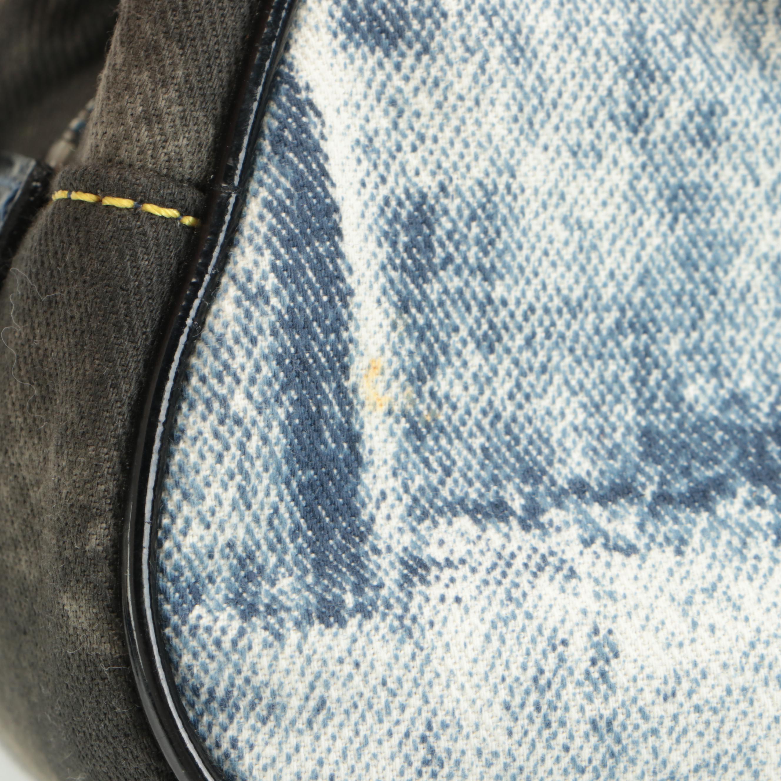 Christian Dior Miss Diorella Mini Double Saddle Bowler Bag