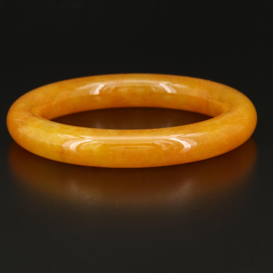 Jadeite Hololith Bangle