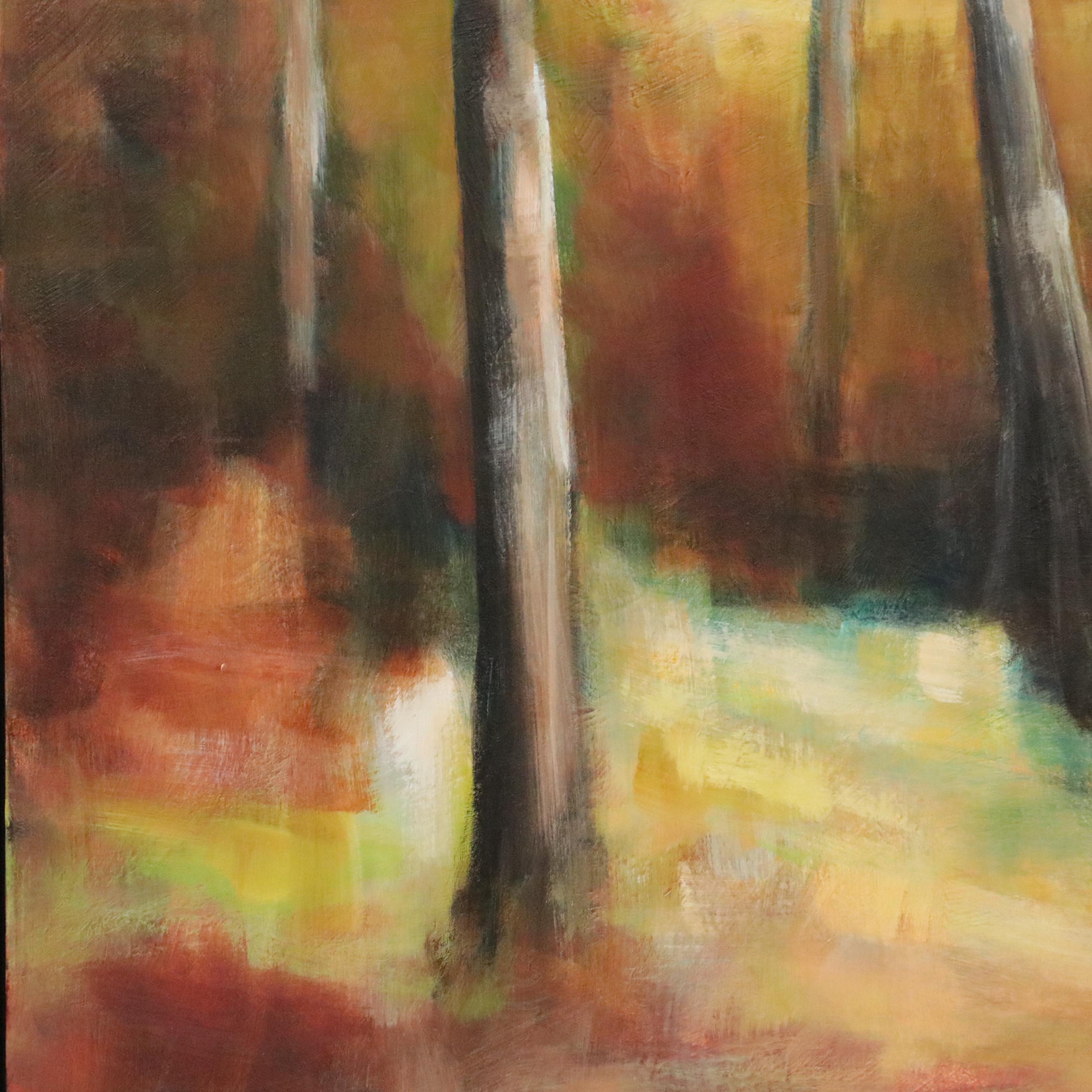 Shannon Godby Forest Landscape Acrylic Painting