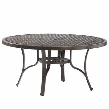 Agio "Cullman" Seven-Piece Sling Patio Dining Set