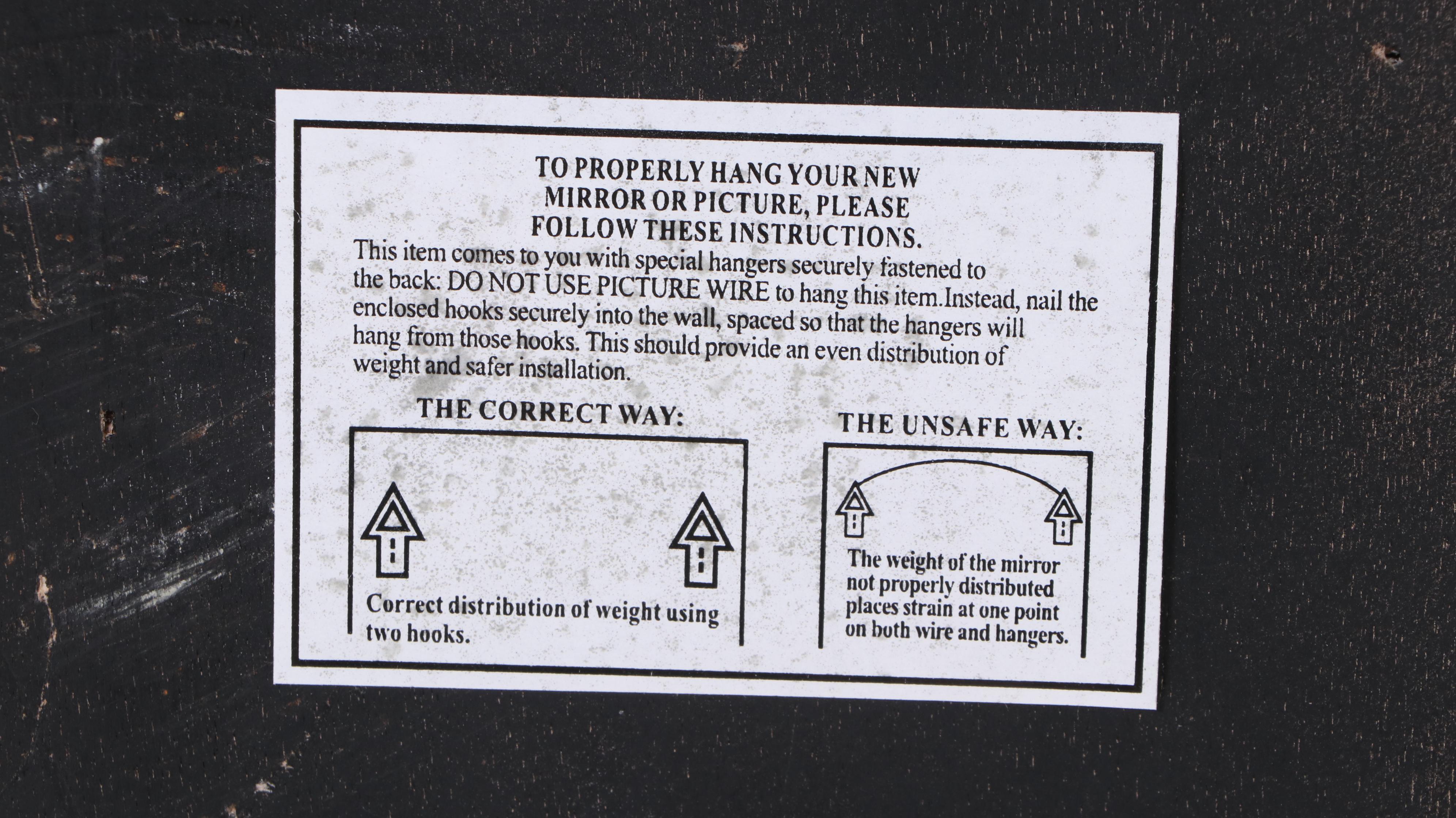 Venetian Style Beveled and Arched Wall Mirror, Contemporary