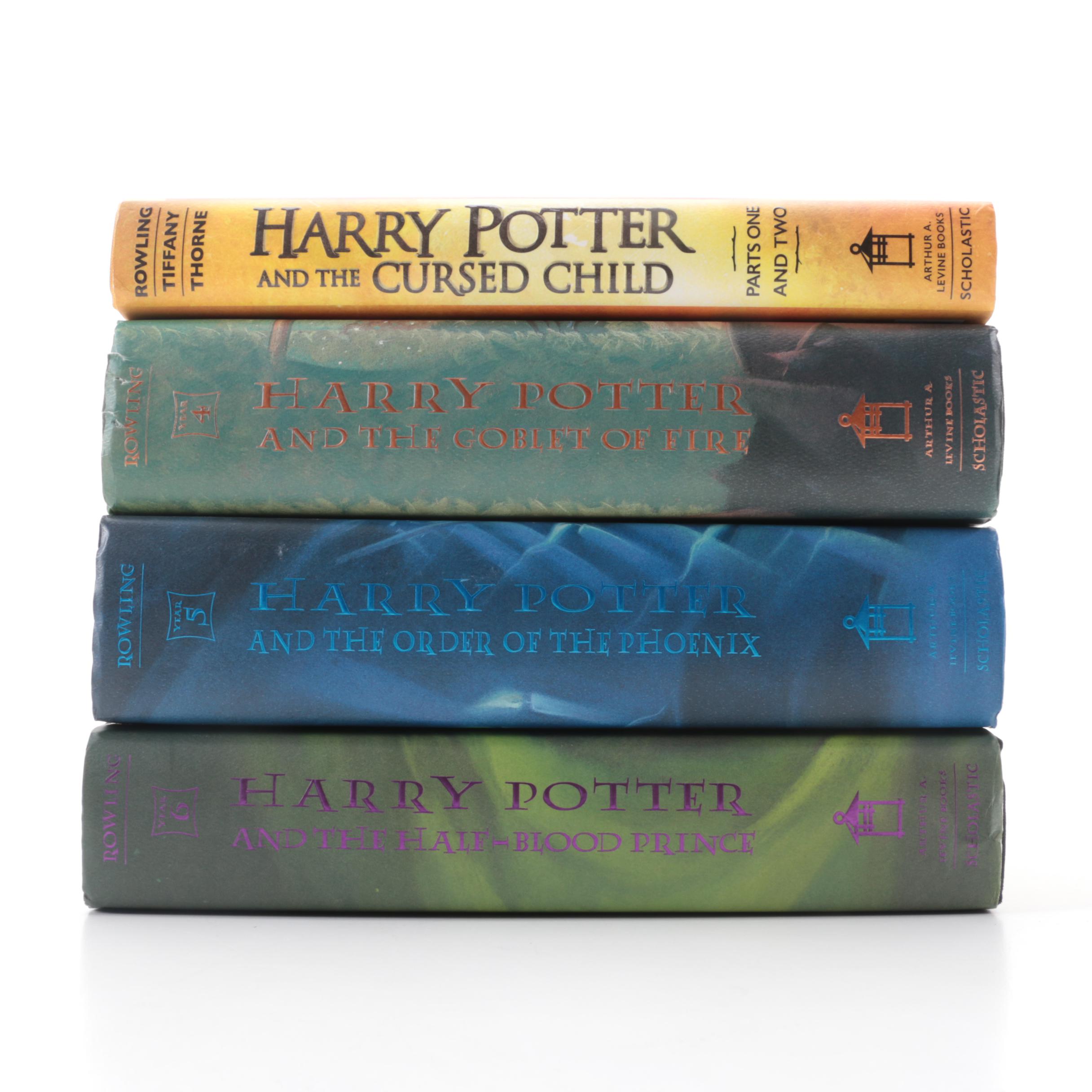 First American Edition "Harry Potter" Partial Series with "The Cursed Child"