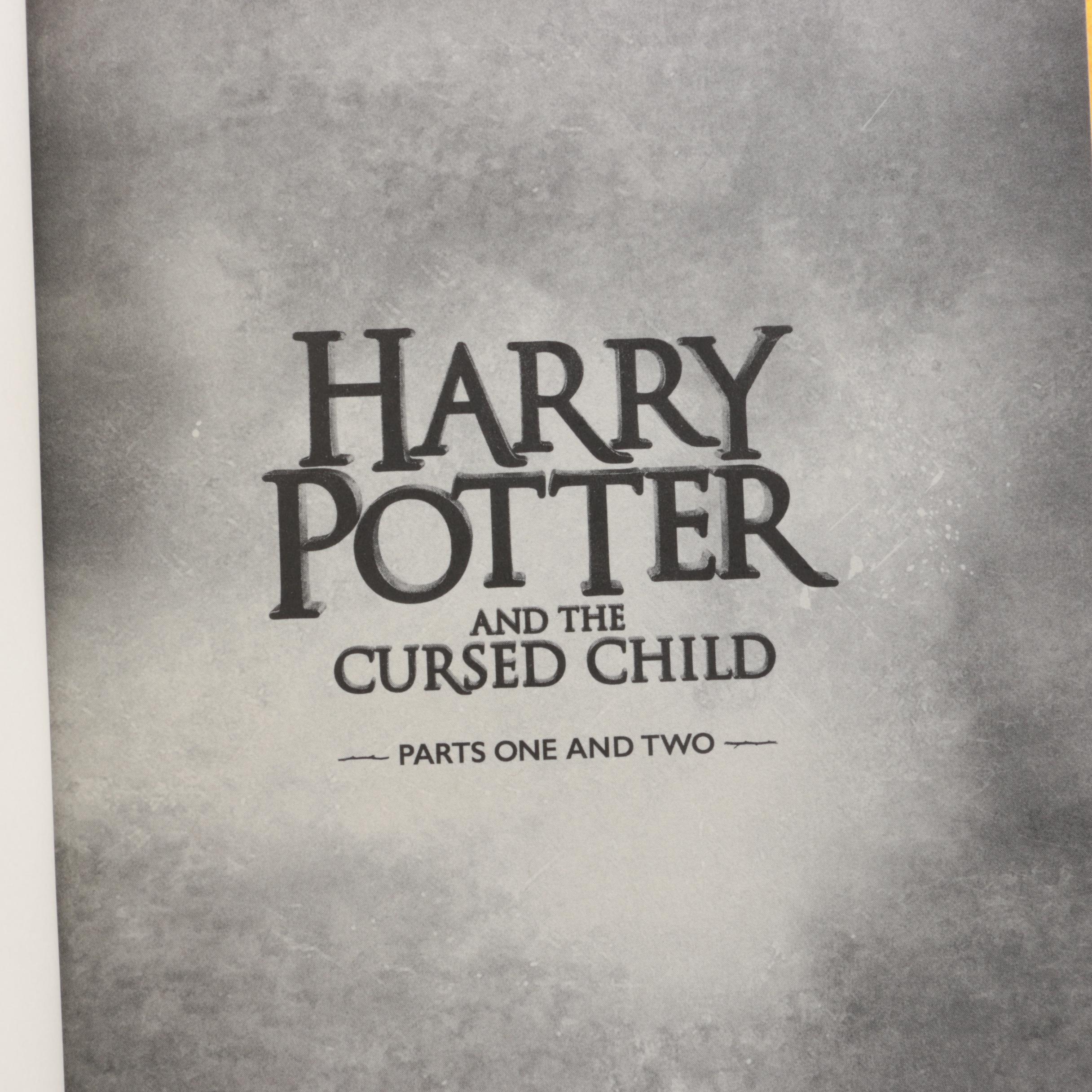 First American Edition "Harry Potter" Partial Series with "The Cursed Child"