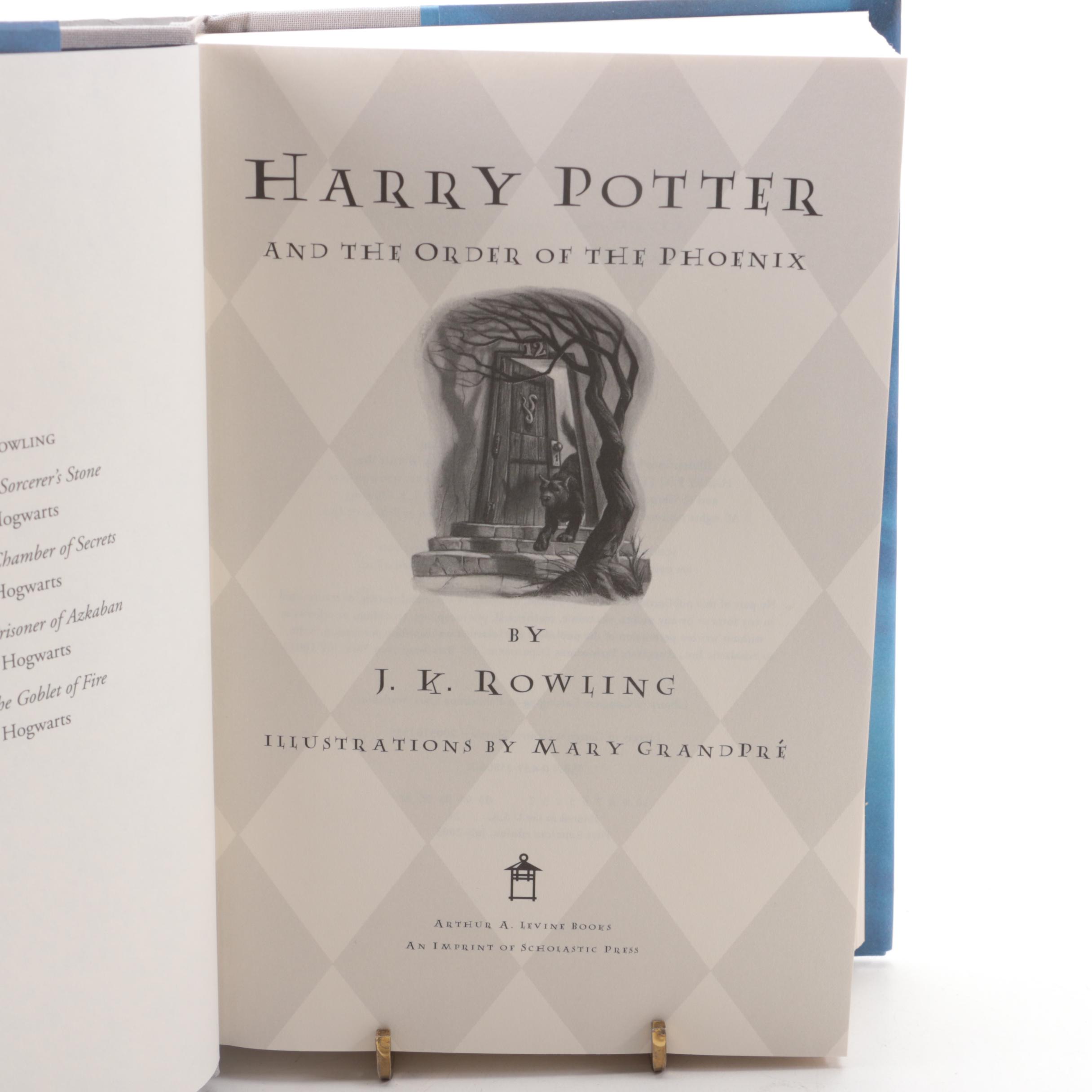 First American Edition "Harry Potter" Partial Series with "The Cursed Child"