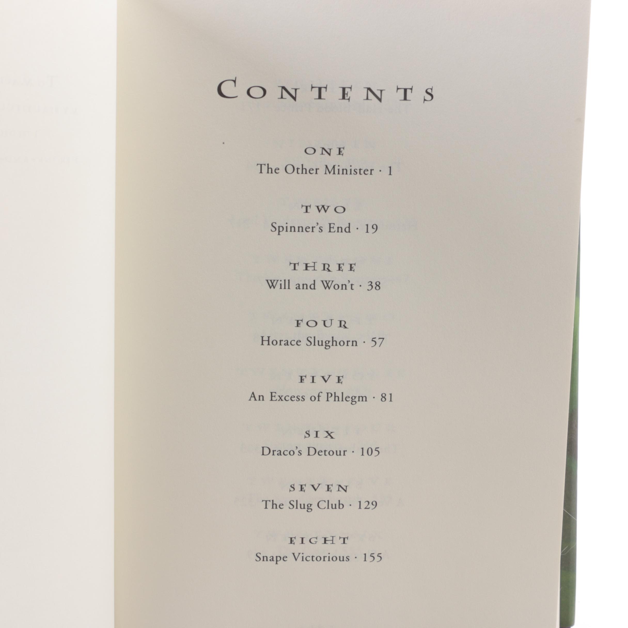 First American Edition "Harry Potter" Partial Series with "The Cursed Child"