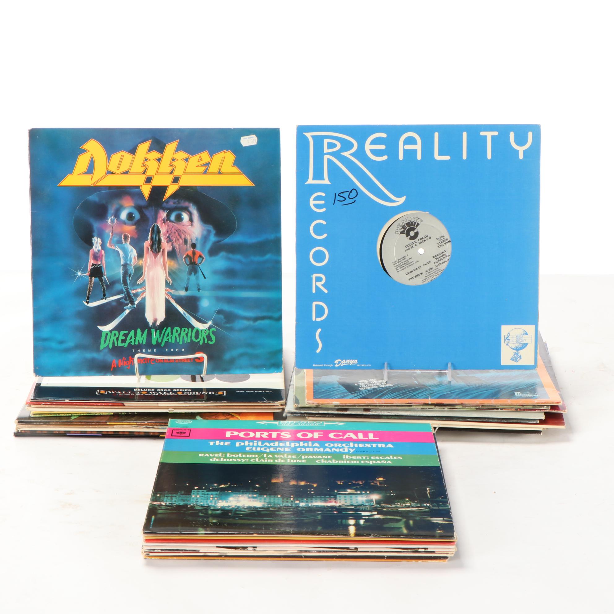 Michael Jackson, The Carpenters, Barry Manilow, Dokken, Other Vinyl LP Records