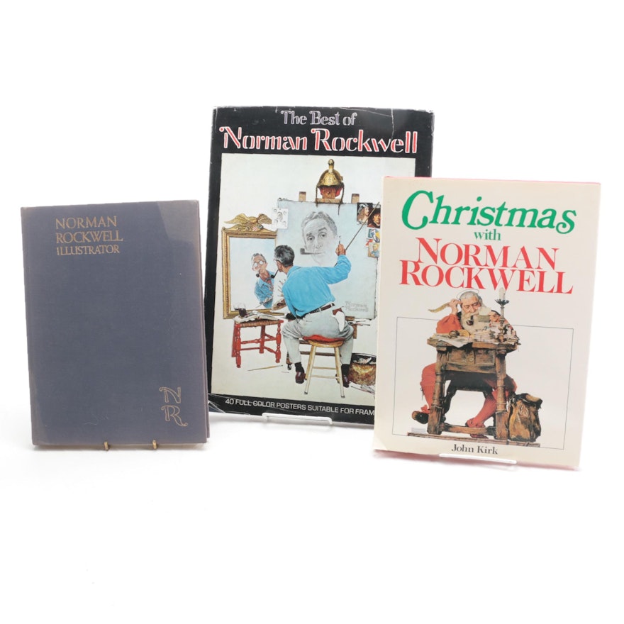 First Edition "Christmas with Norman Rockwell" and More, Mid/Late 20th Century