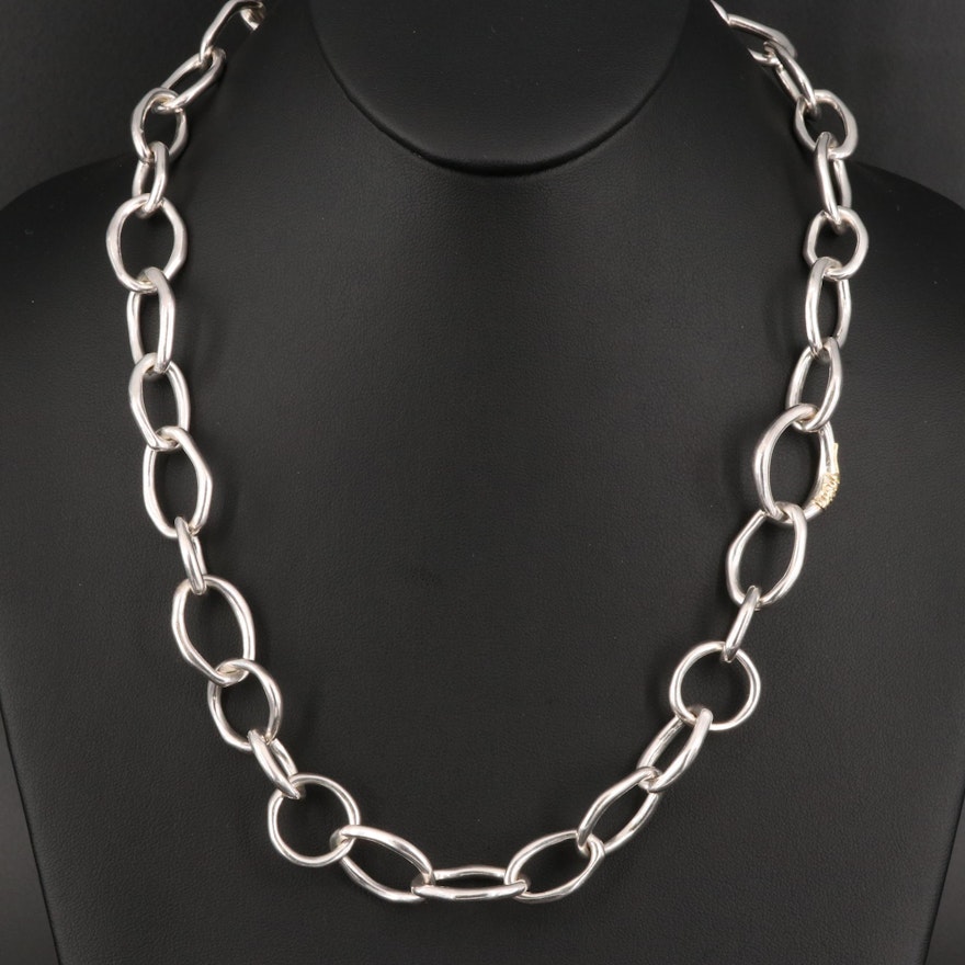 Ippolita Sterling Silver Chain Link Necklace