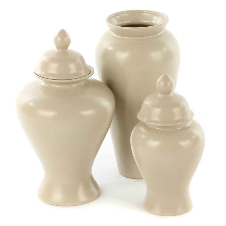 Royal Haeger Pottery Urns and Vase