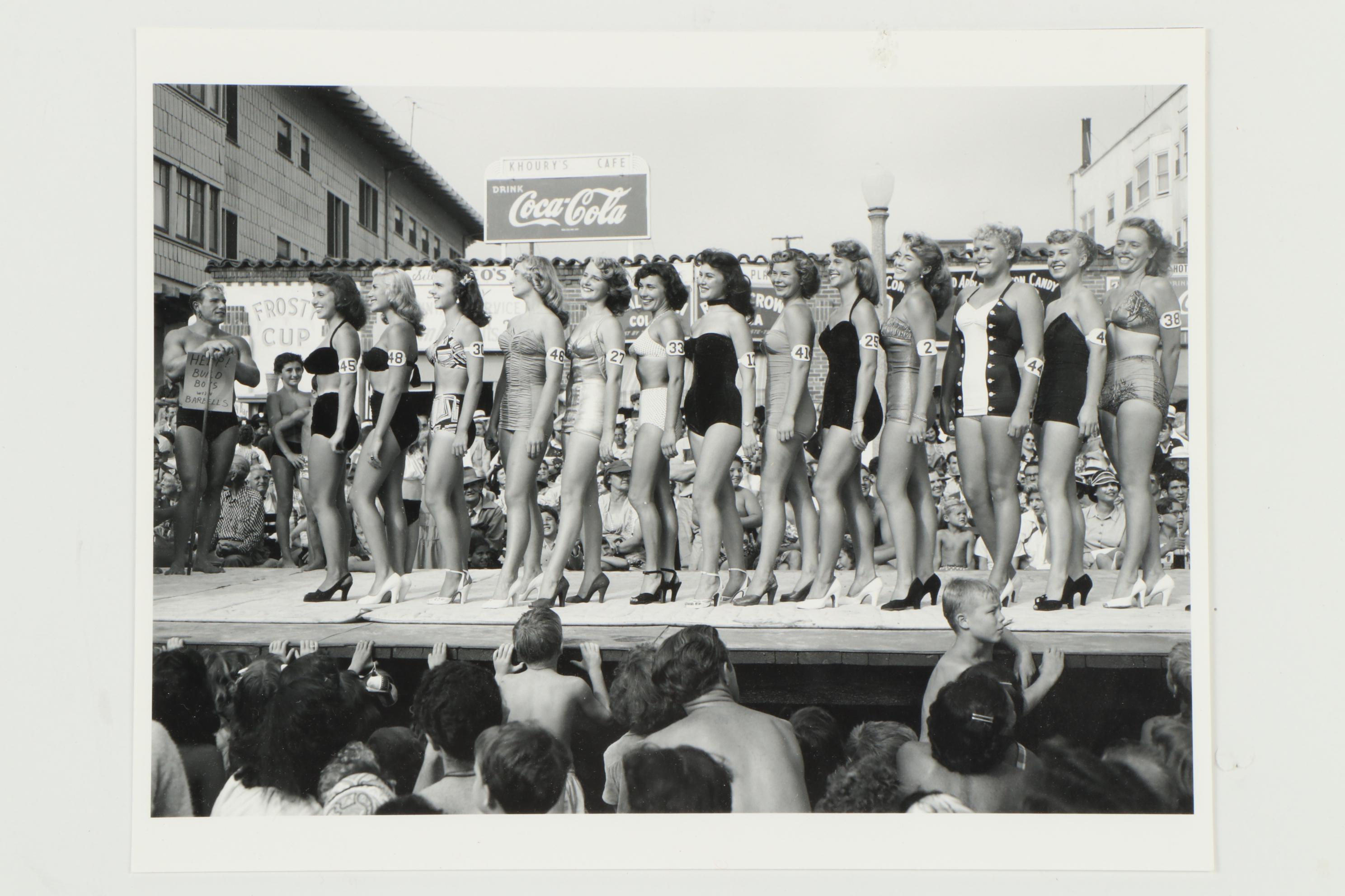 Don Jim Art Archival Print of Miss Muscle Beach Competition, 21st Century