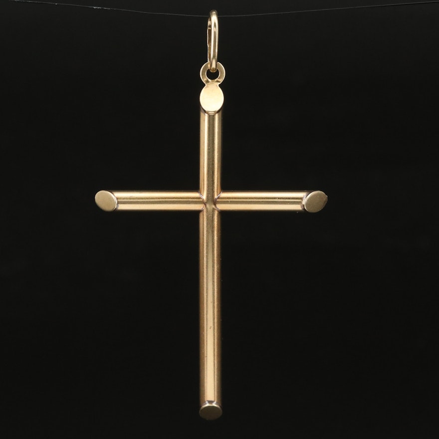 10K Cross Pendant