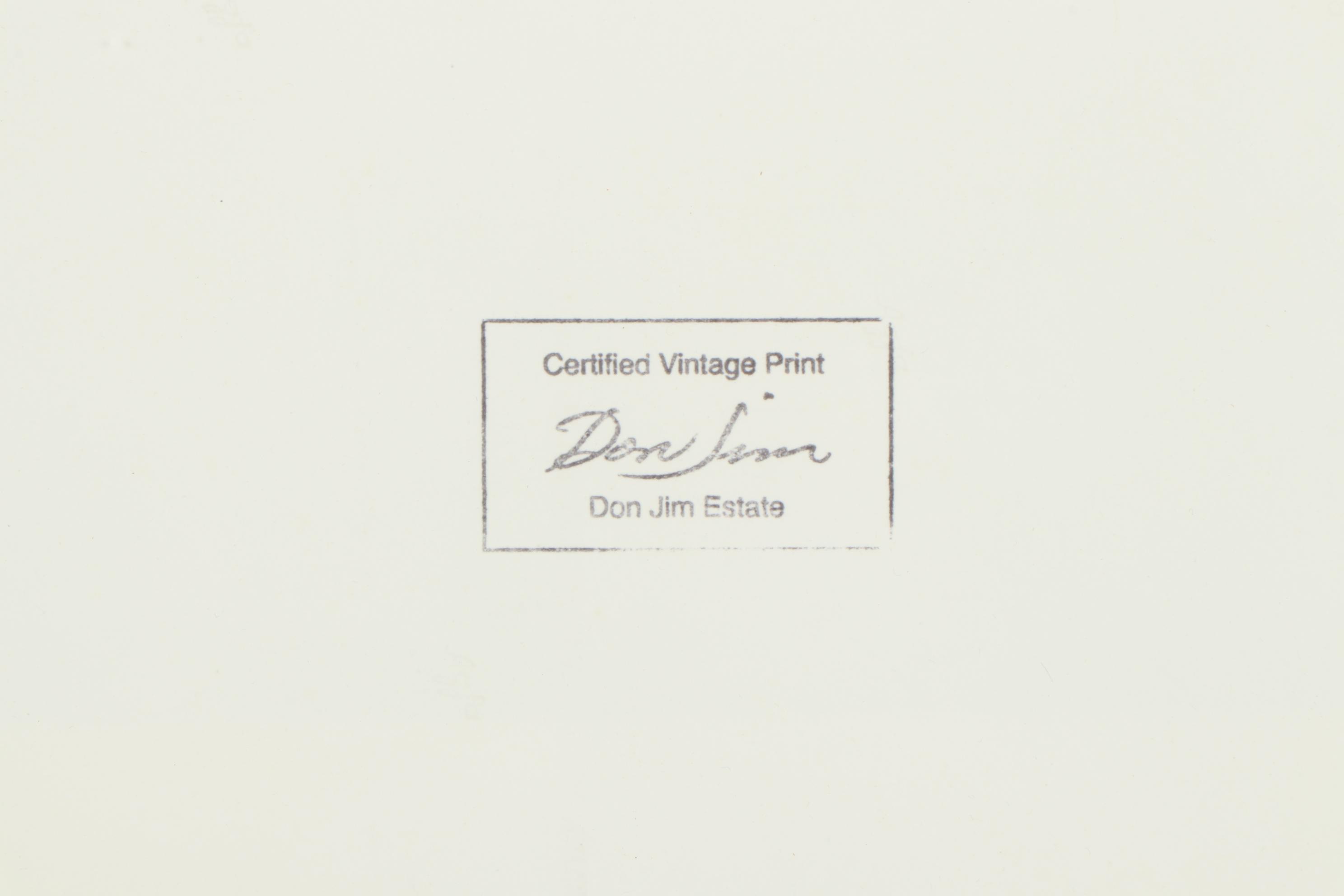 Don Jim Silver Gelatin Photograph of Female Nude, Circa 1970