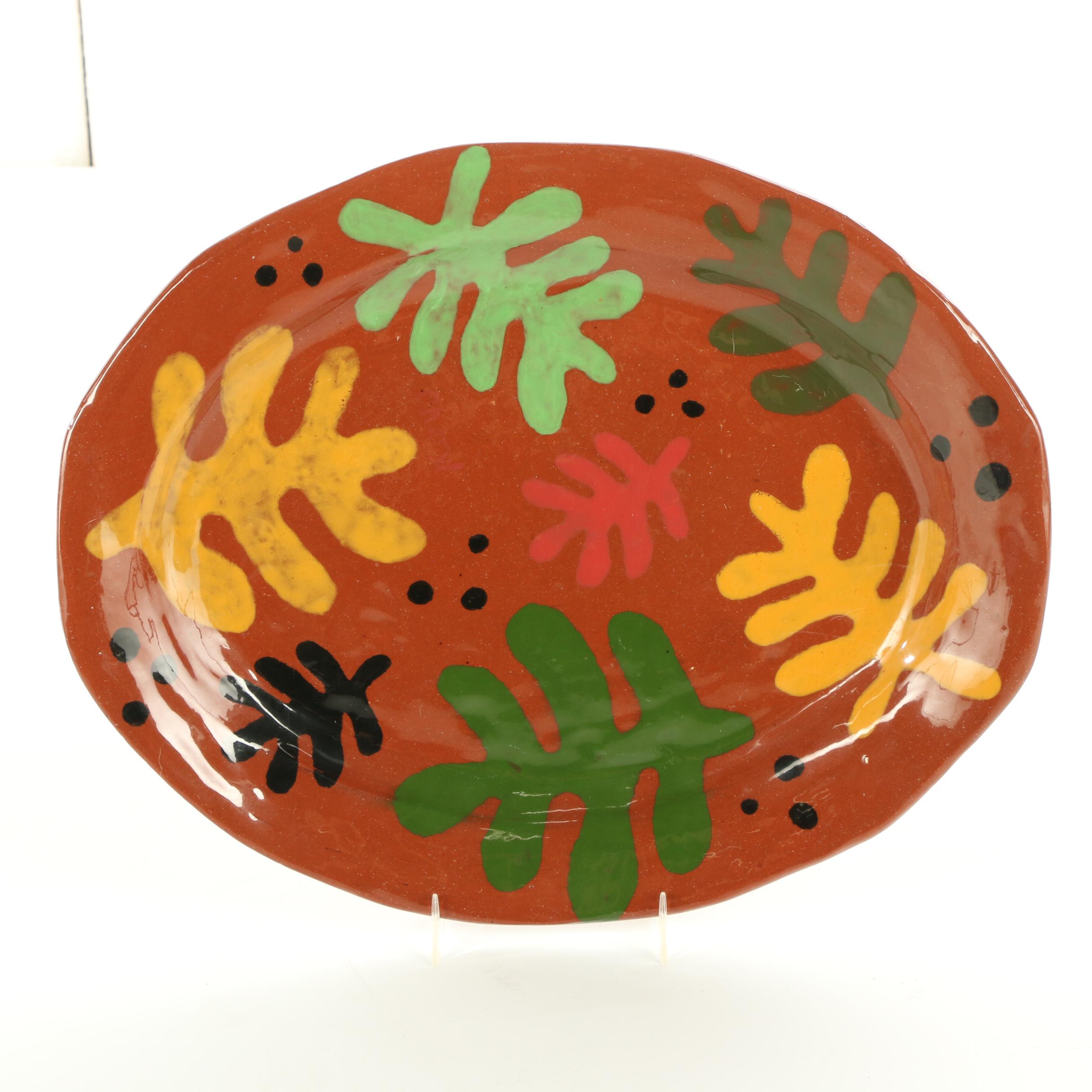 Mexican Hand-Painted Decorative Ceramic Plates