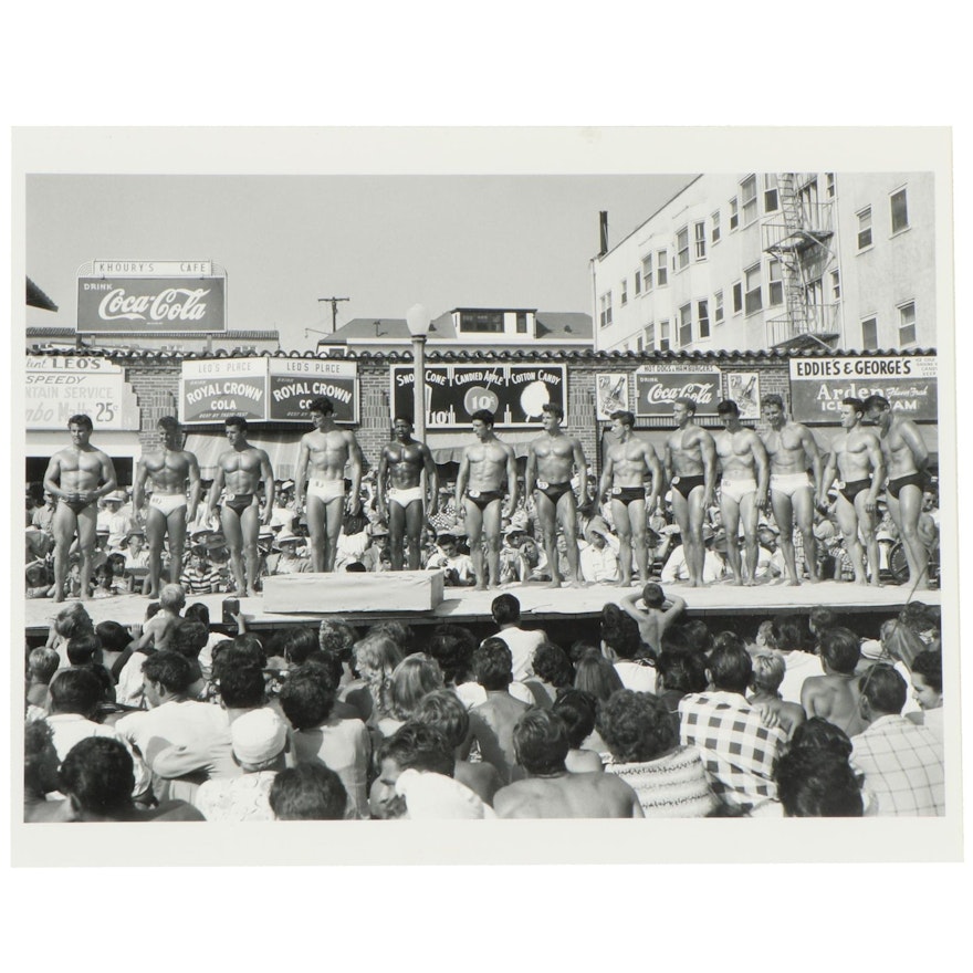 Don Jim Art Archival Print of Mr. Muscle Beach Competition, 21st Century