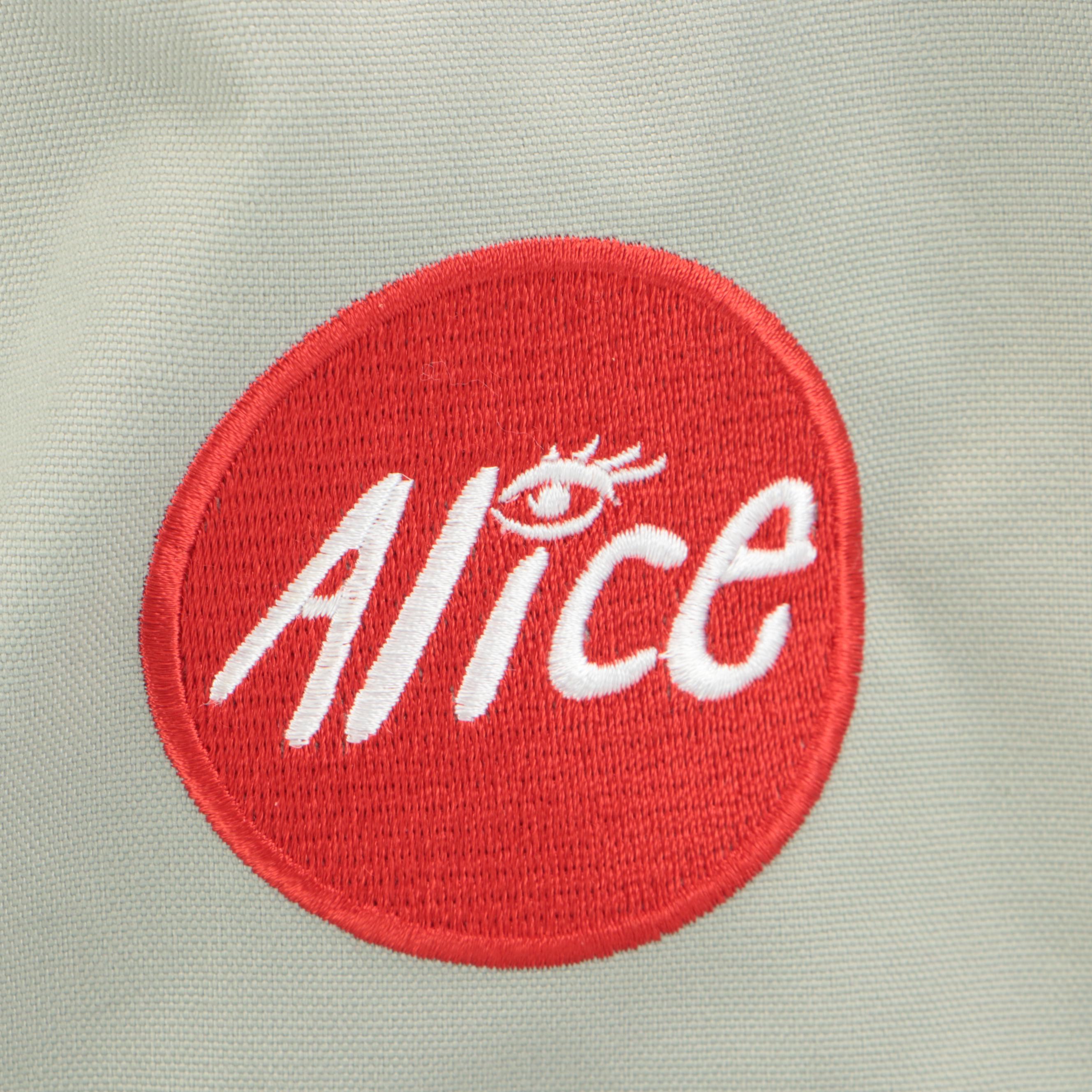 Prada Sport Luna Rossa Small Duffle Bag in Grey Nylon Canvas with Red Trim