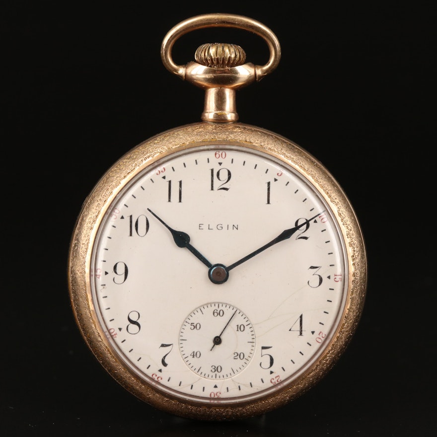 1911 Elgin Gold Filled Pocket Watch