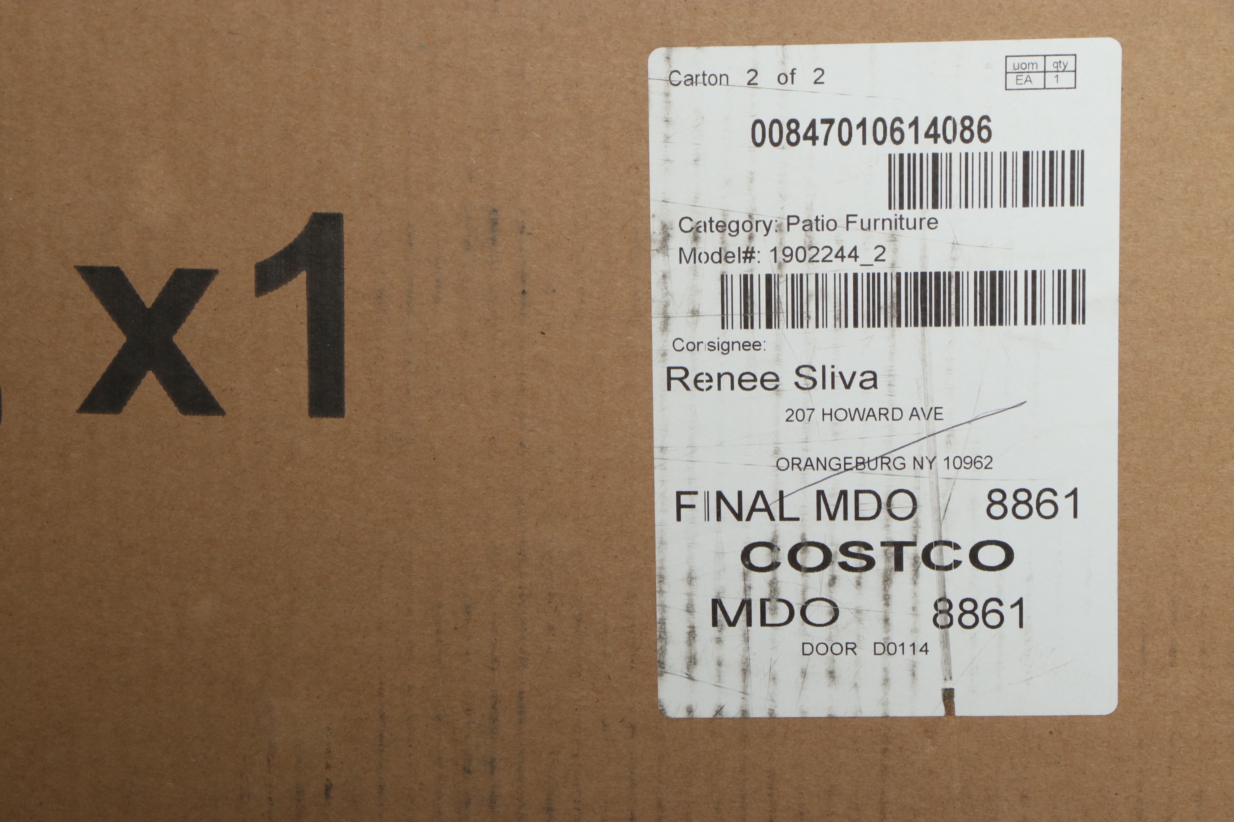 Foremost "Keller" Five-Piece Patio Chat Seating Set