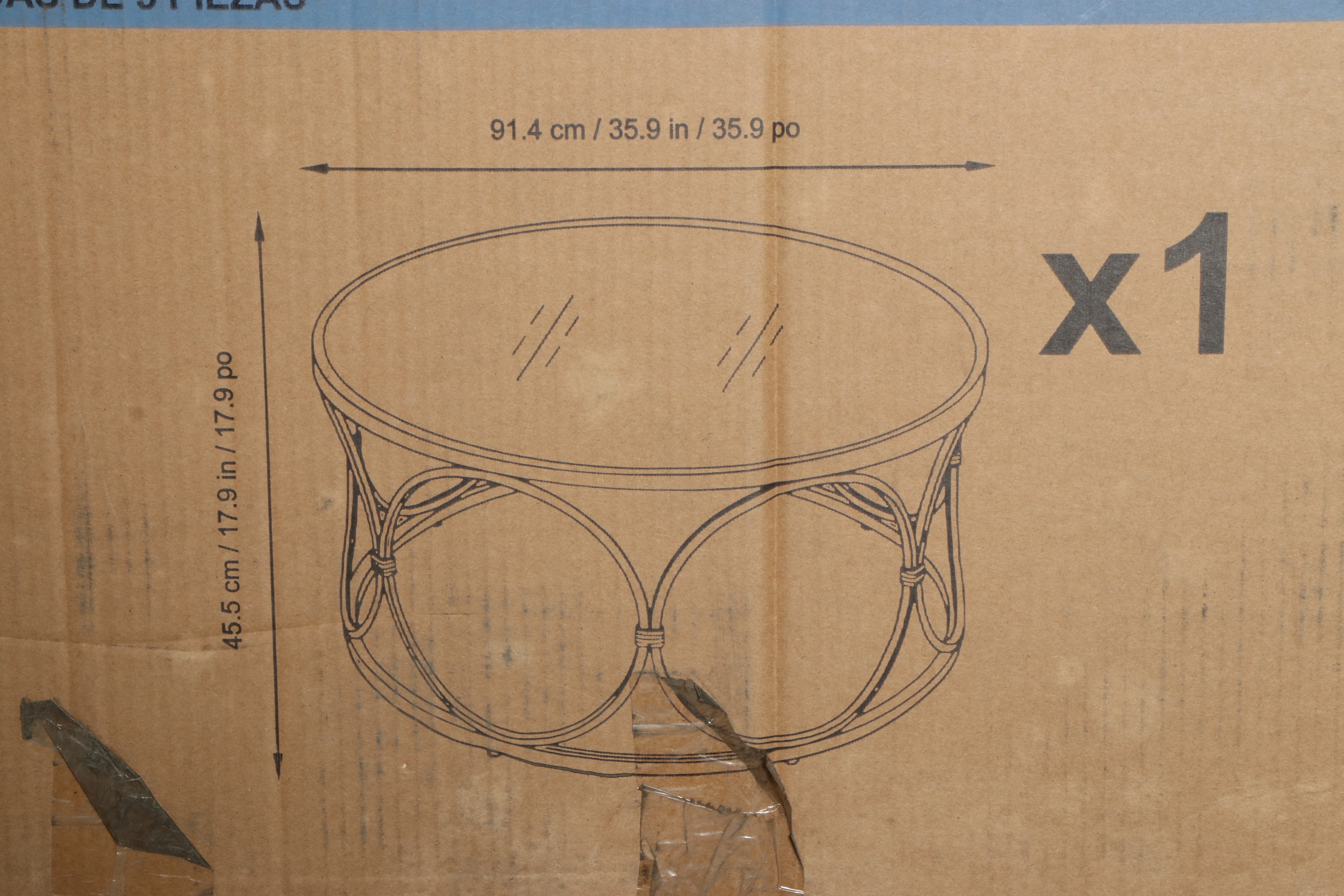 Foremost "Keller" Five-Piece Patio Chat Seating Set