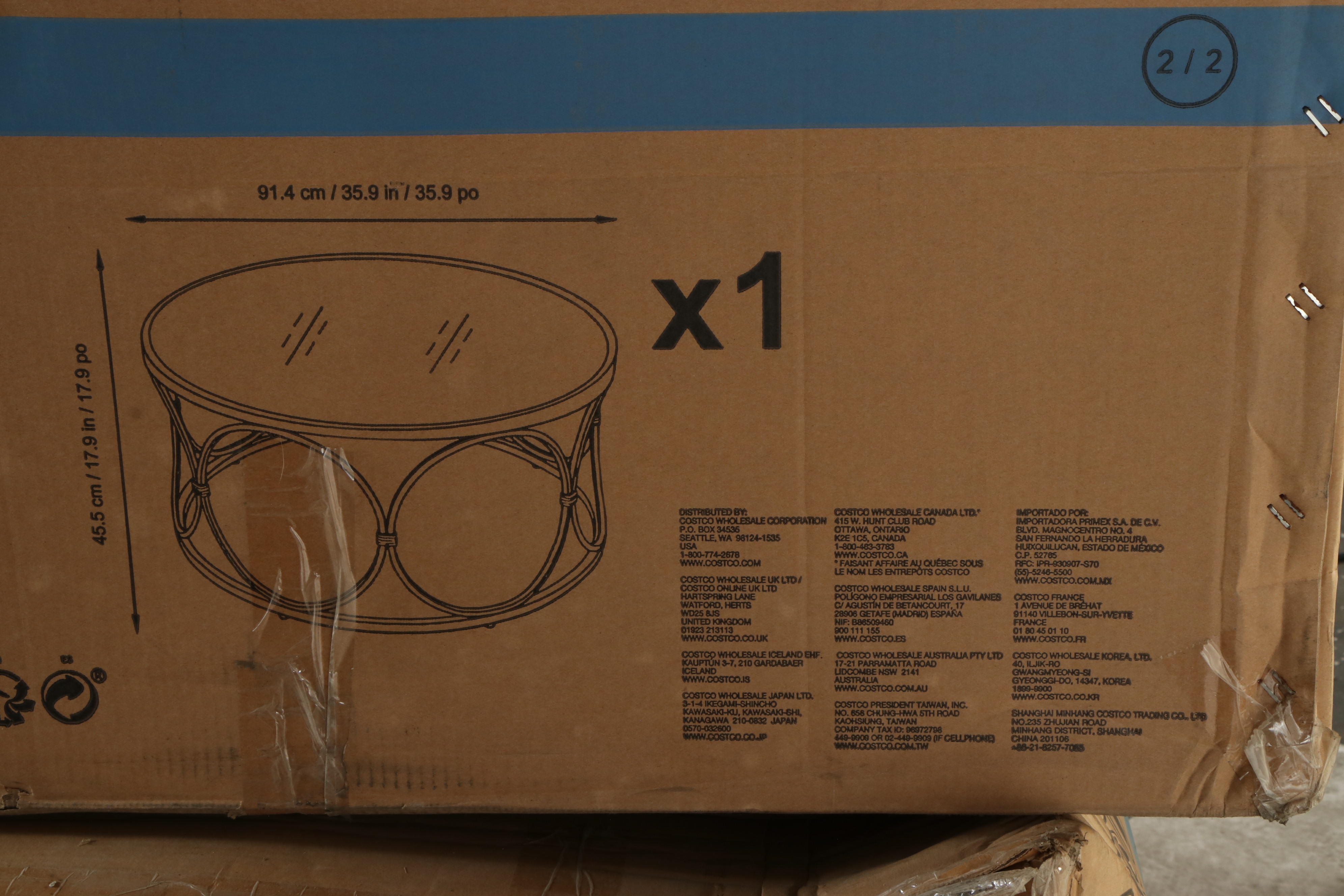 Foremost "Keller" Five-Piece Patio Chat Seating Set