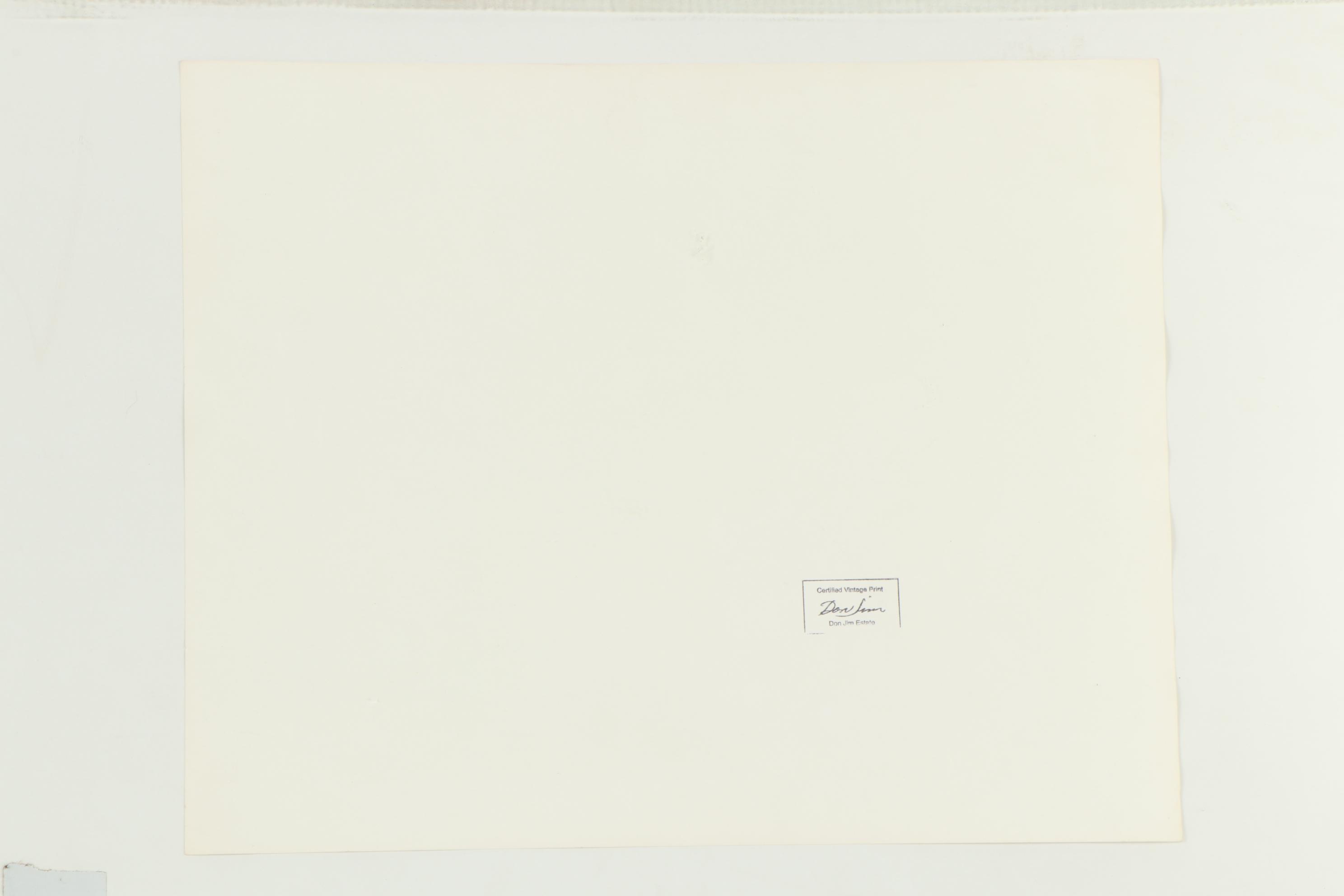 Don Jim Silver Gelatin Photograph and Photo Negative "Sassy," Late 20th Century