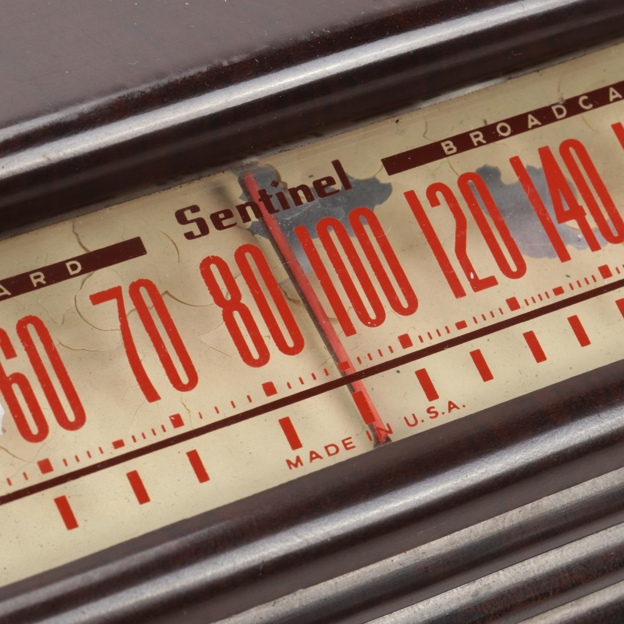 Sentinel Standard Broadcast Kilocycles Stereo , 1939