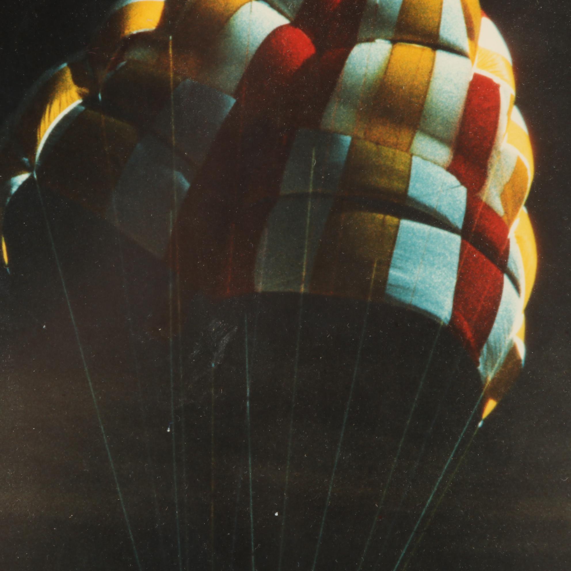 Don Jim Cibachrome Photograph "Parachuting with the Full Moon," Circa 1970