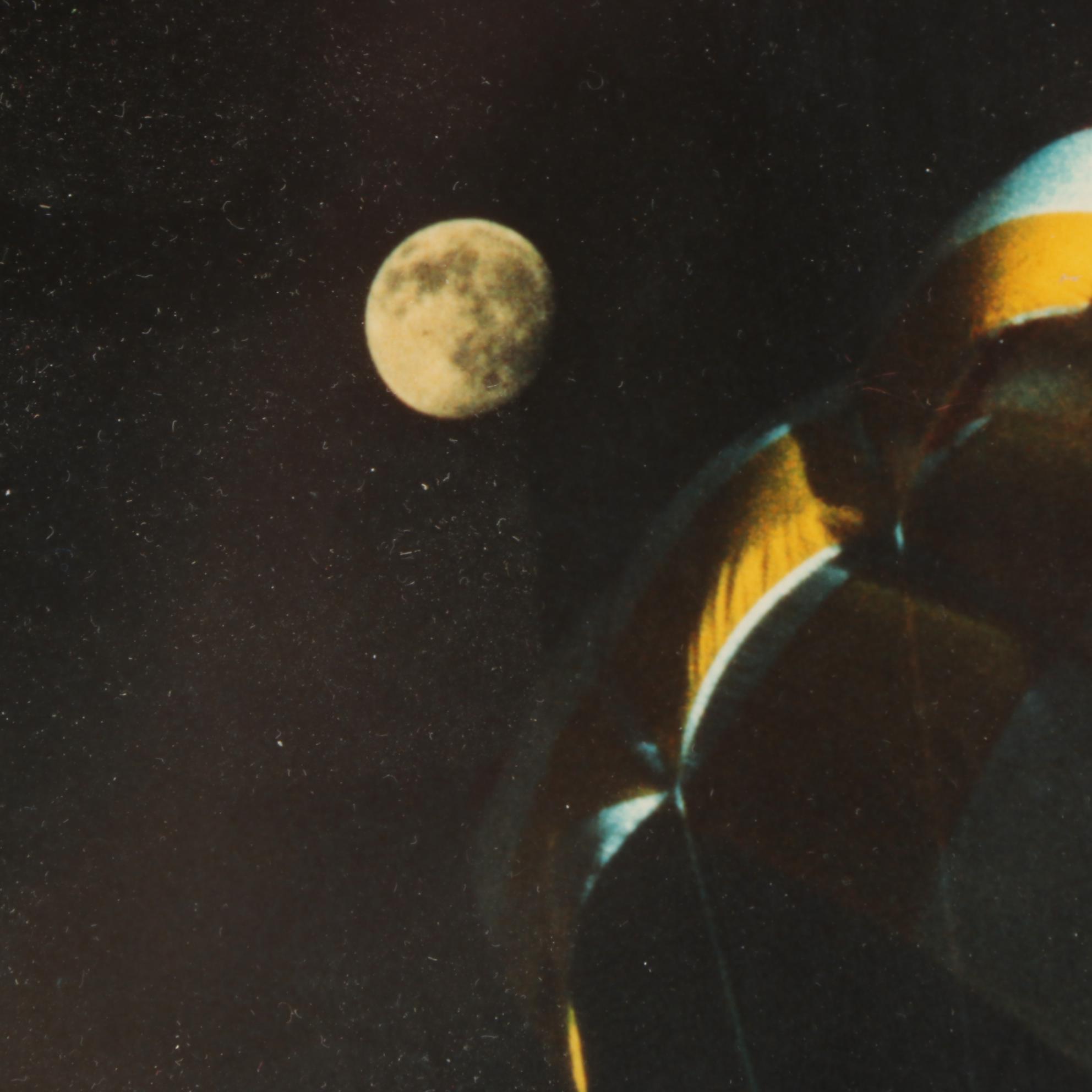 Don Jim Cibachrome Photograph "Parachuting with the Full Moon," Circa 1970