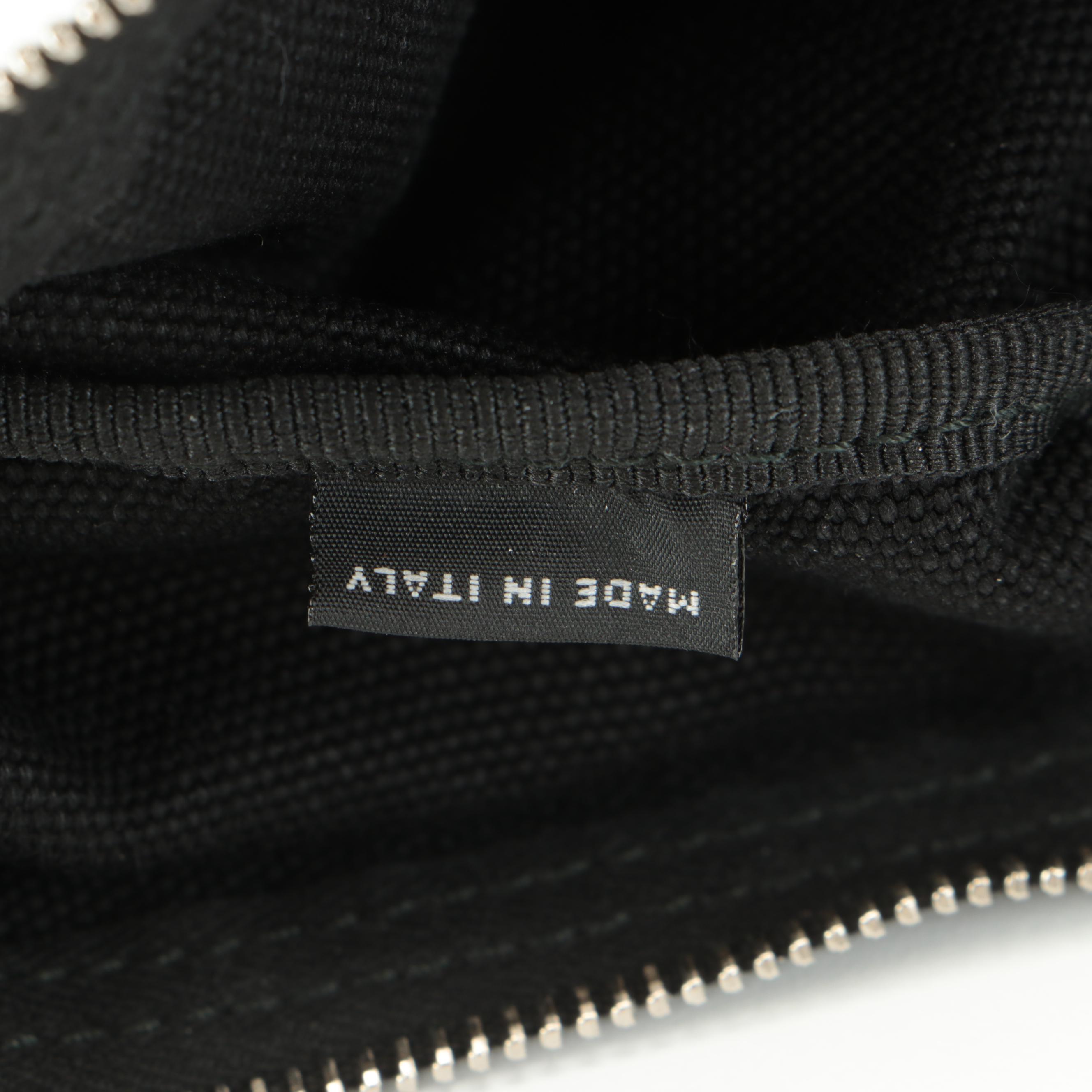 Prada Logo Beach Tote 1BG166 in Transparent Vinyl with Canvas and Leather Trim