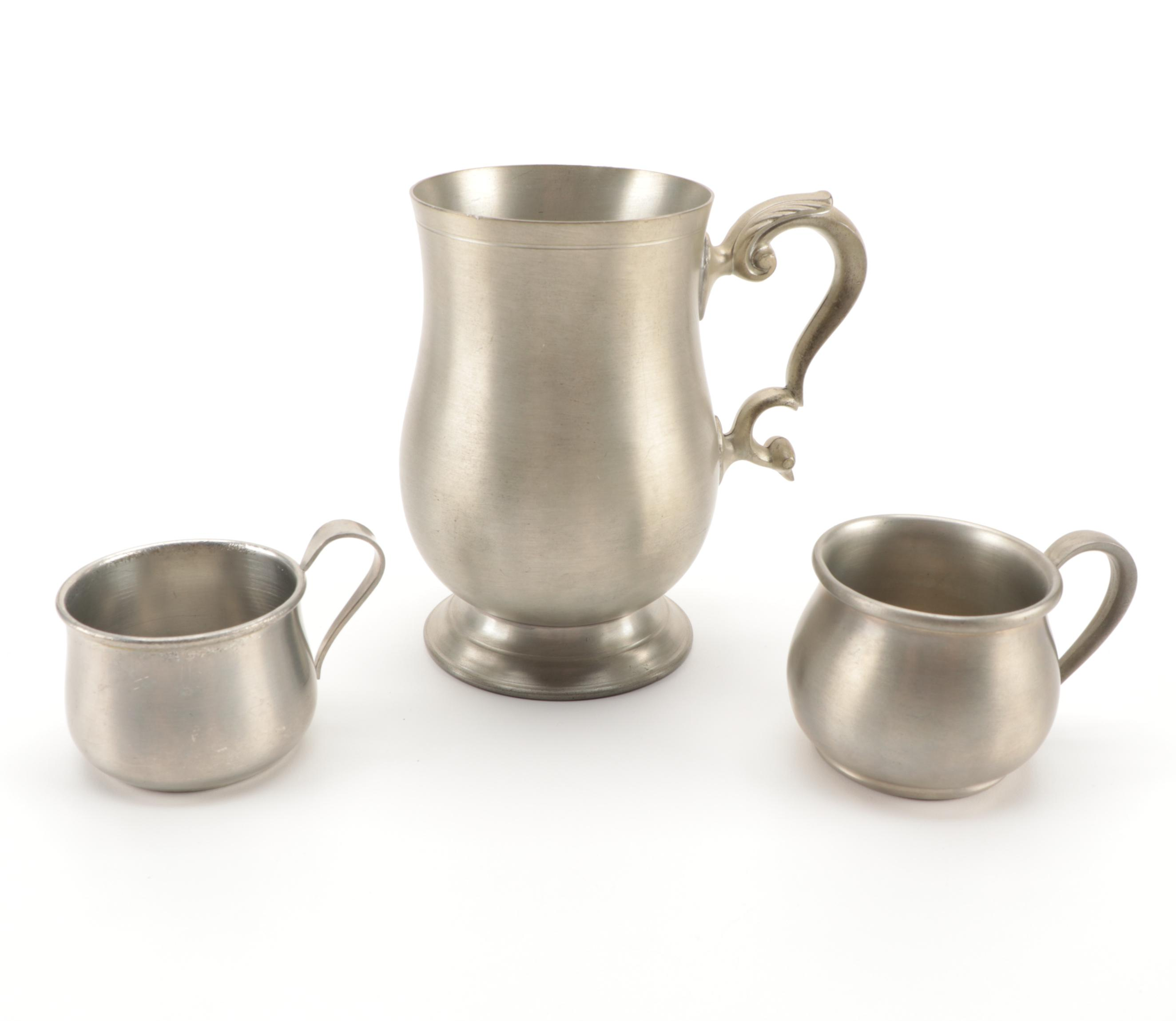 Towle, Daalderop, and More Pewter Stemware, Tableware, and Décor