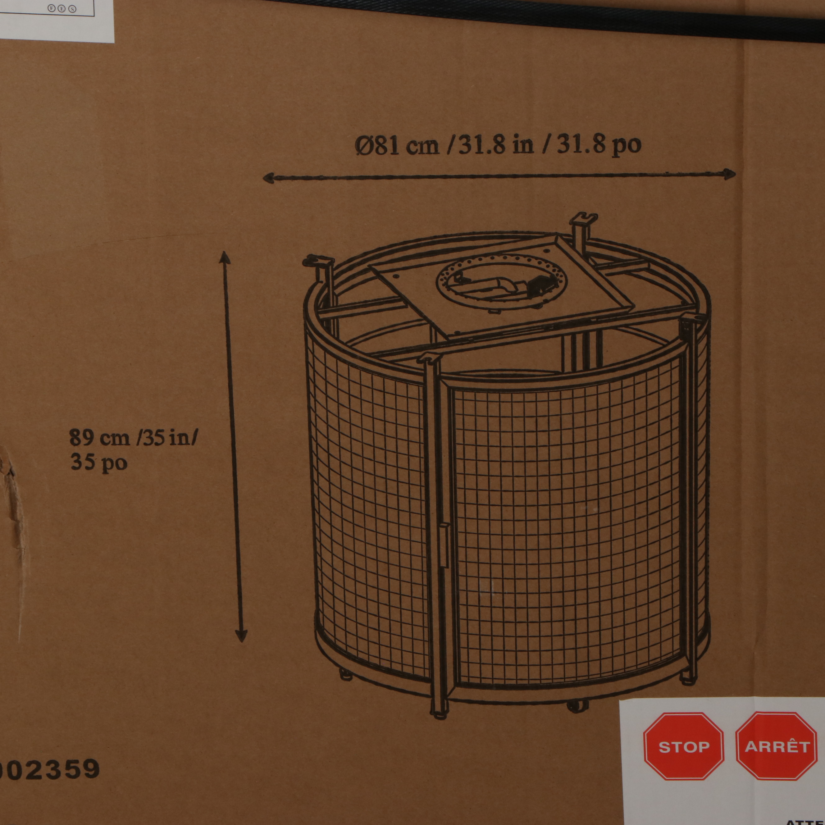 Agio "McKenzy" Nine-Piece Fire High-Top Patio Dining Set