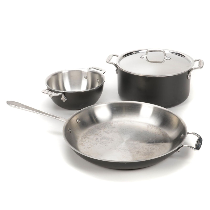 All-Clad LTD Stainless Steel Cookware 3-Piece Set