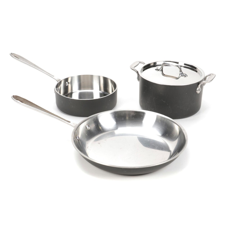 All-Clad LTD Stainless Steel Cookware 3-Piece Set