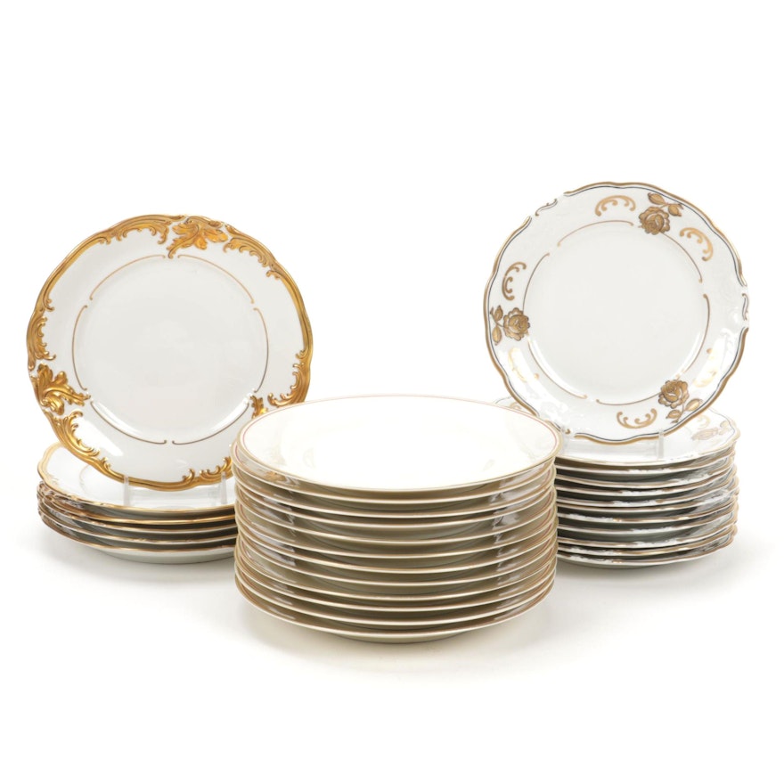 Walbrzych and Edelstein Bread and Butter Plates