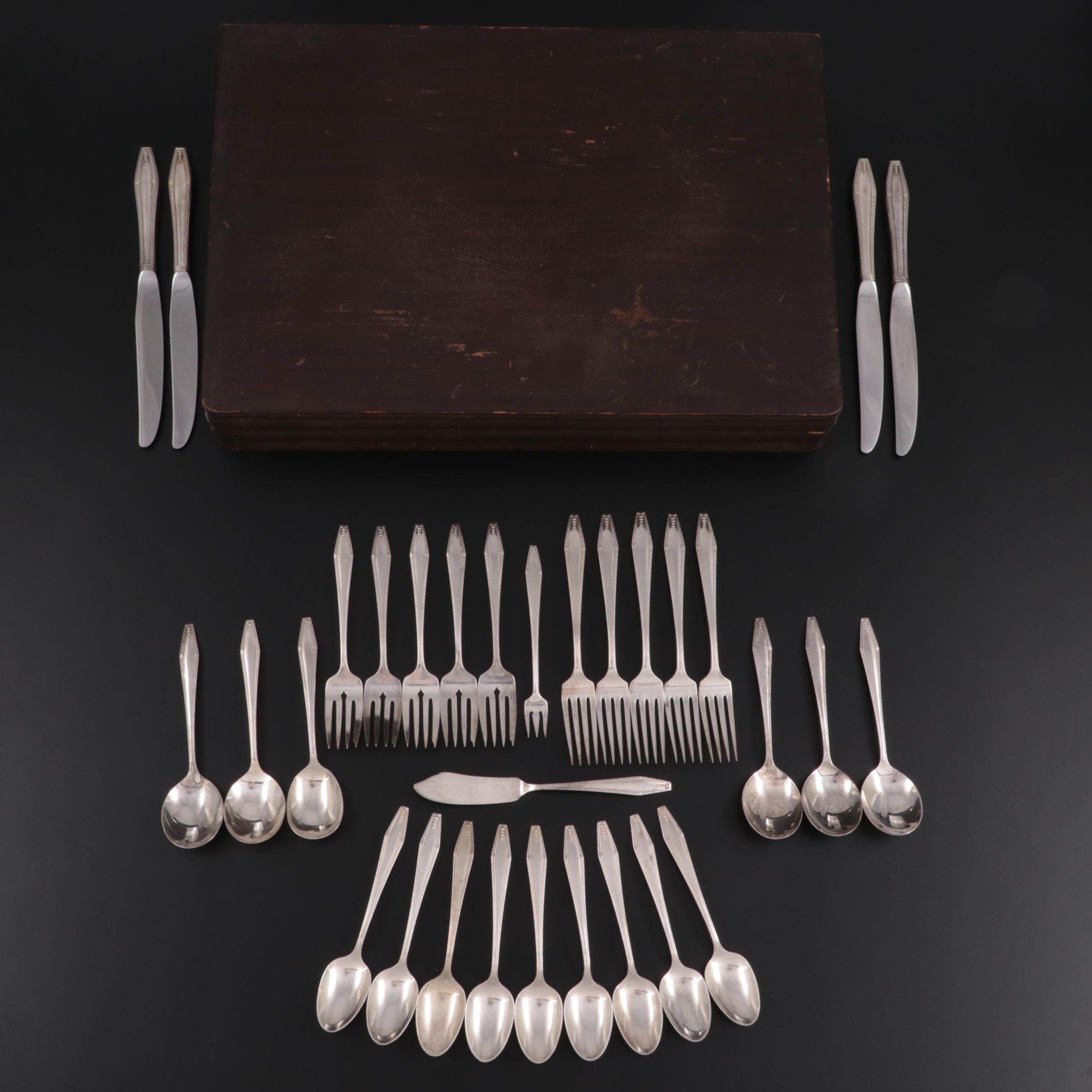 State House "Formality" Sterling Silver Flatware, Mid to Late 20th Century