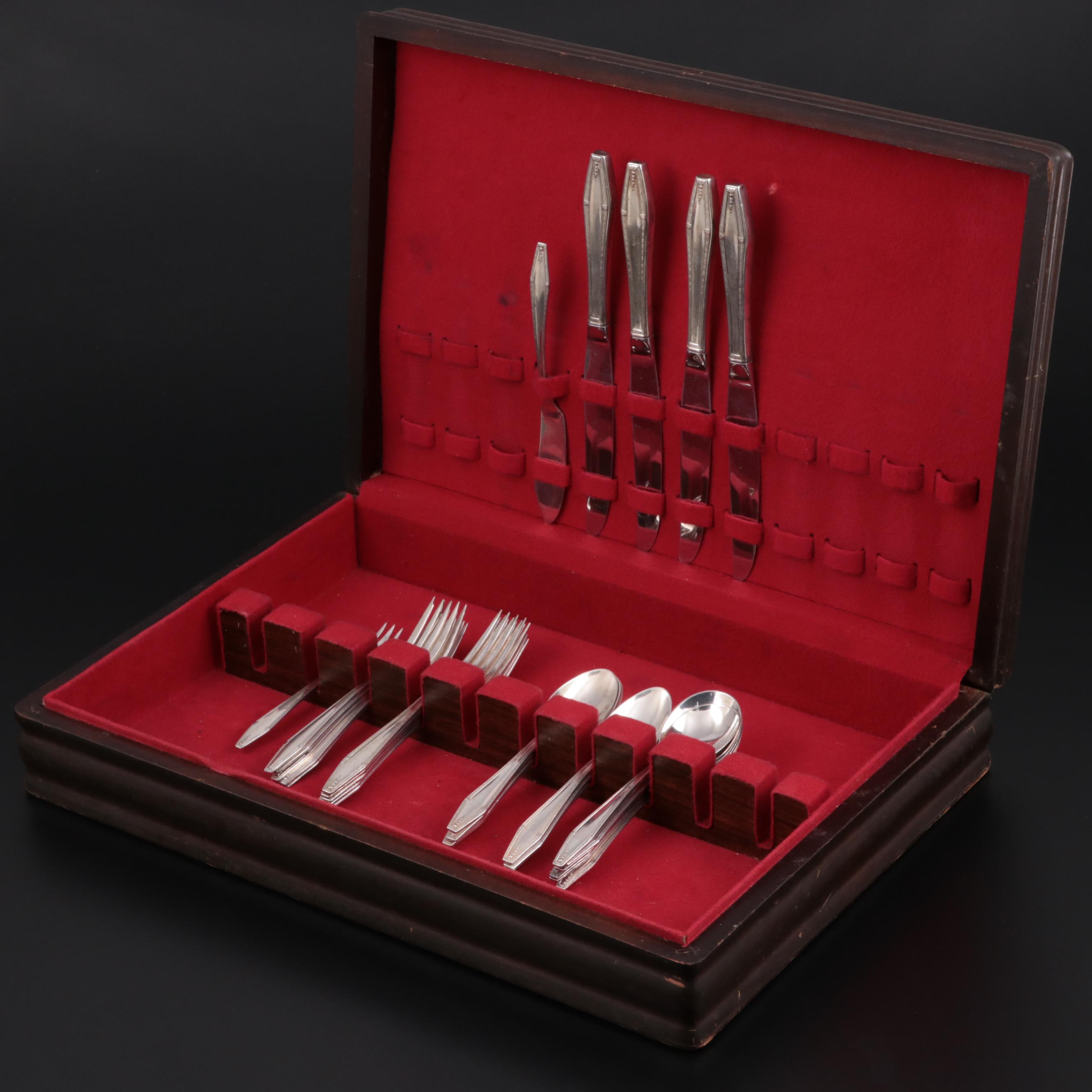 State House "Formality" Sterling Silver Flatware, Mid to Late 20th Century