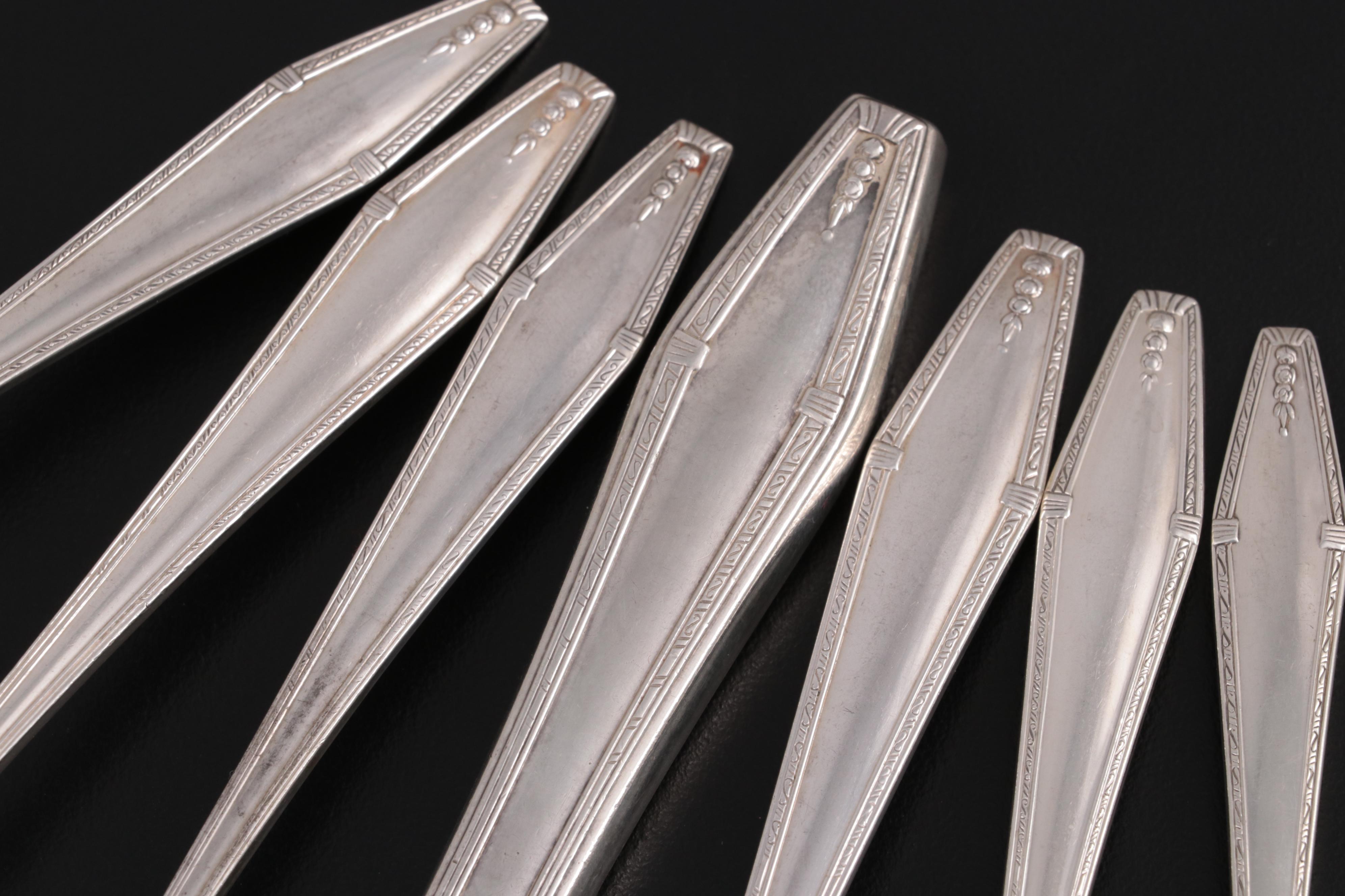 State House "Formality" Sterling Silver Flatware, Mid to Late 20th Century