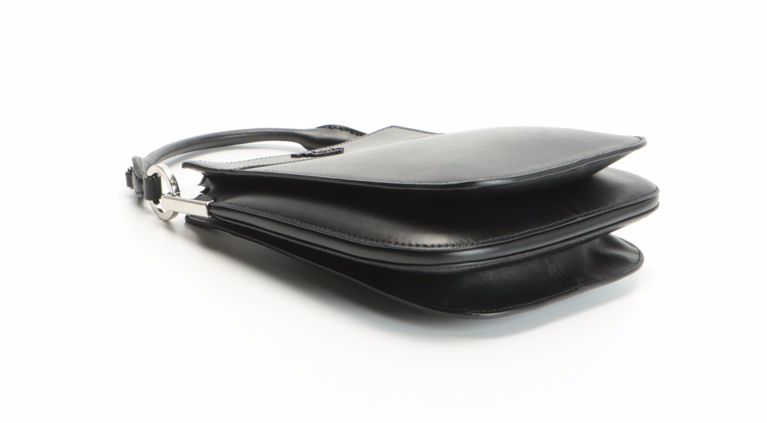 Prada Margit Small Bag in Black Calfskin Leather