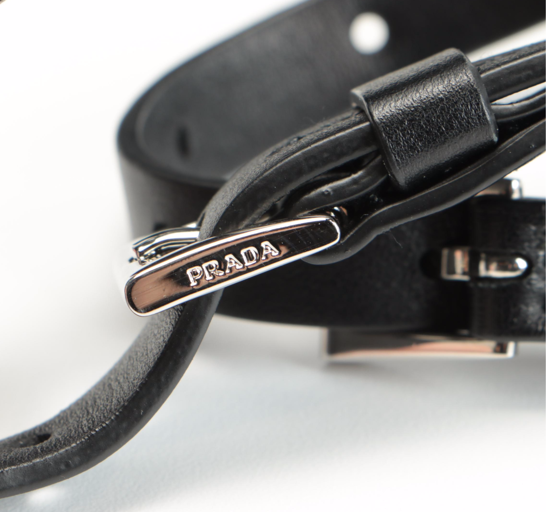 Prada Margit Small Bag in Black Calfskin Leather